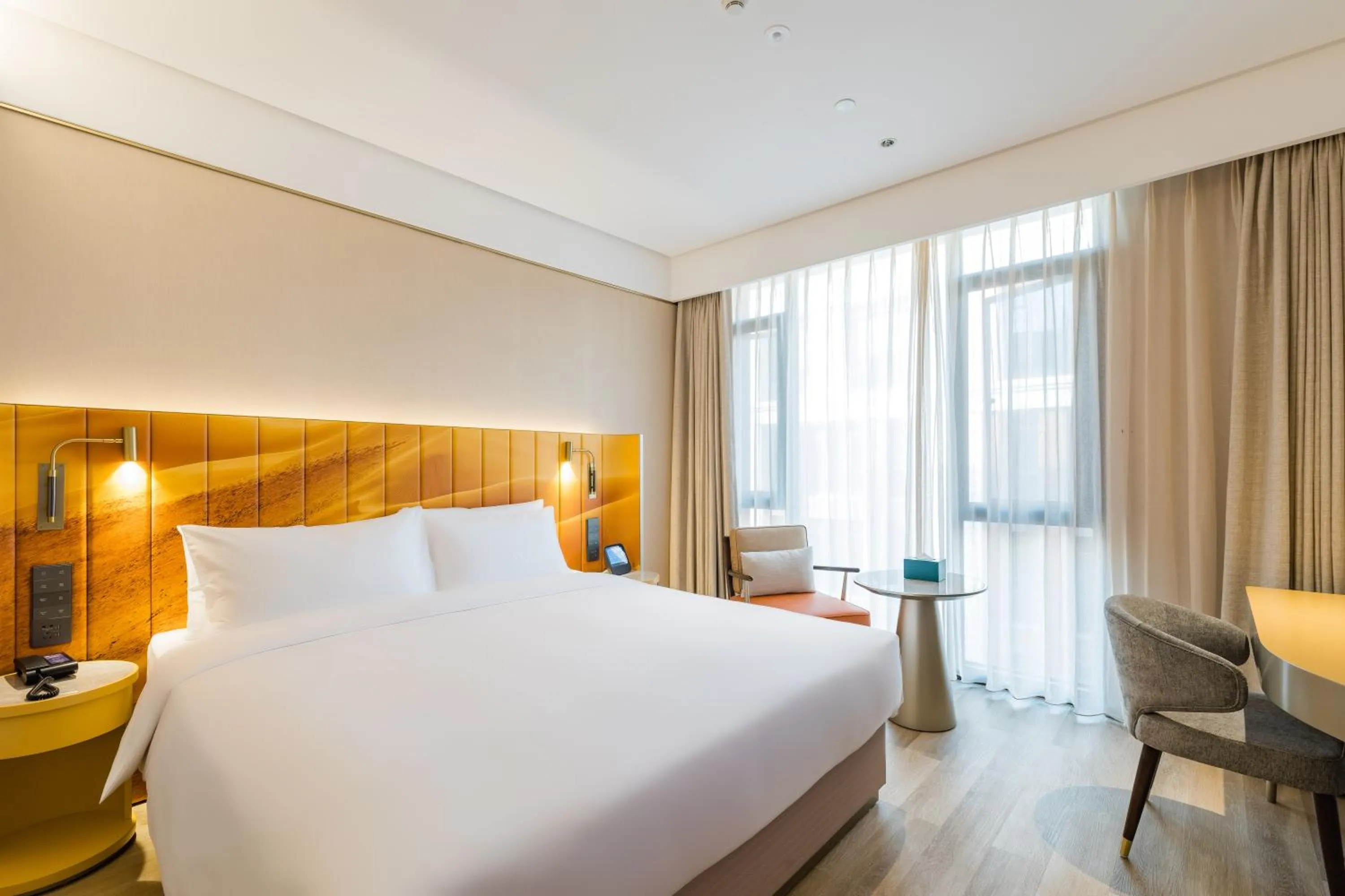 Bed in Manxin Hotel Nanjing Xianlin University Town