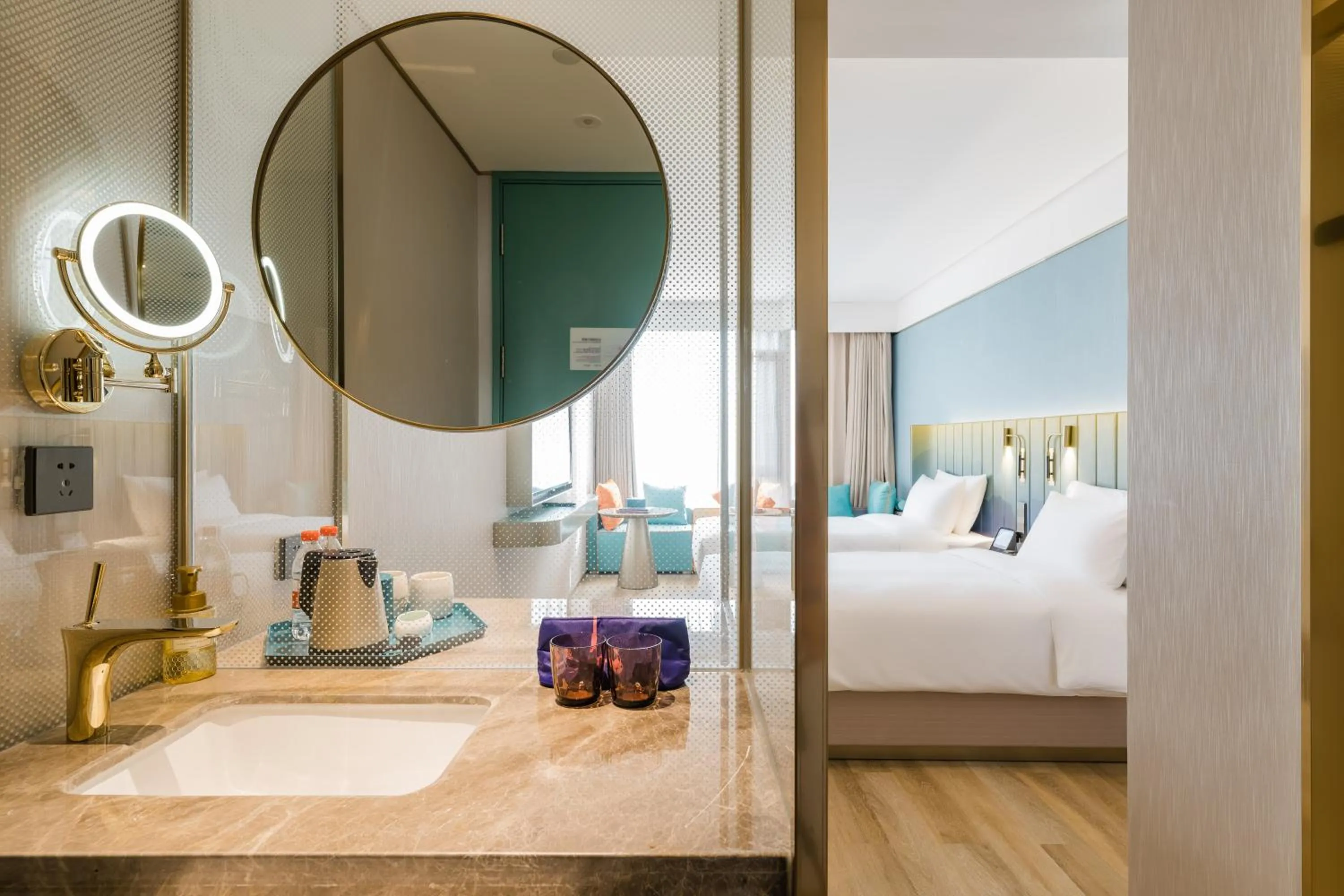 Bed in Manxin Hotel Nanjing Xianlin University Town