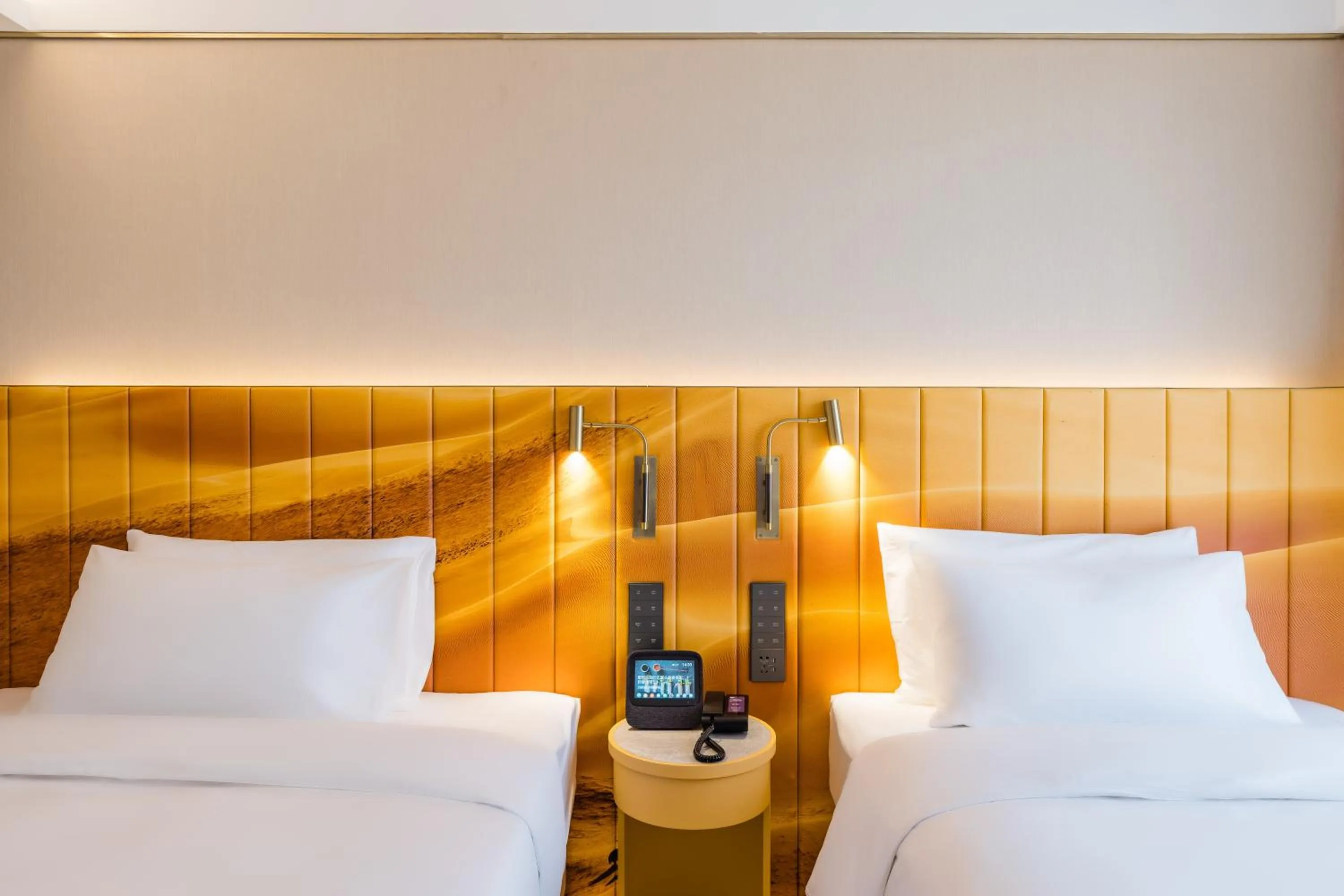 Bed in Manxin Hotel Nanjing Xianlin University Town