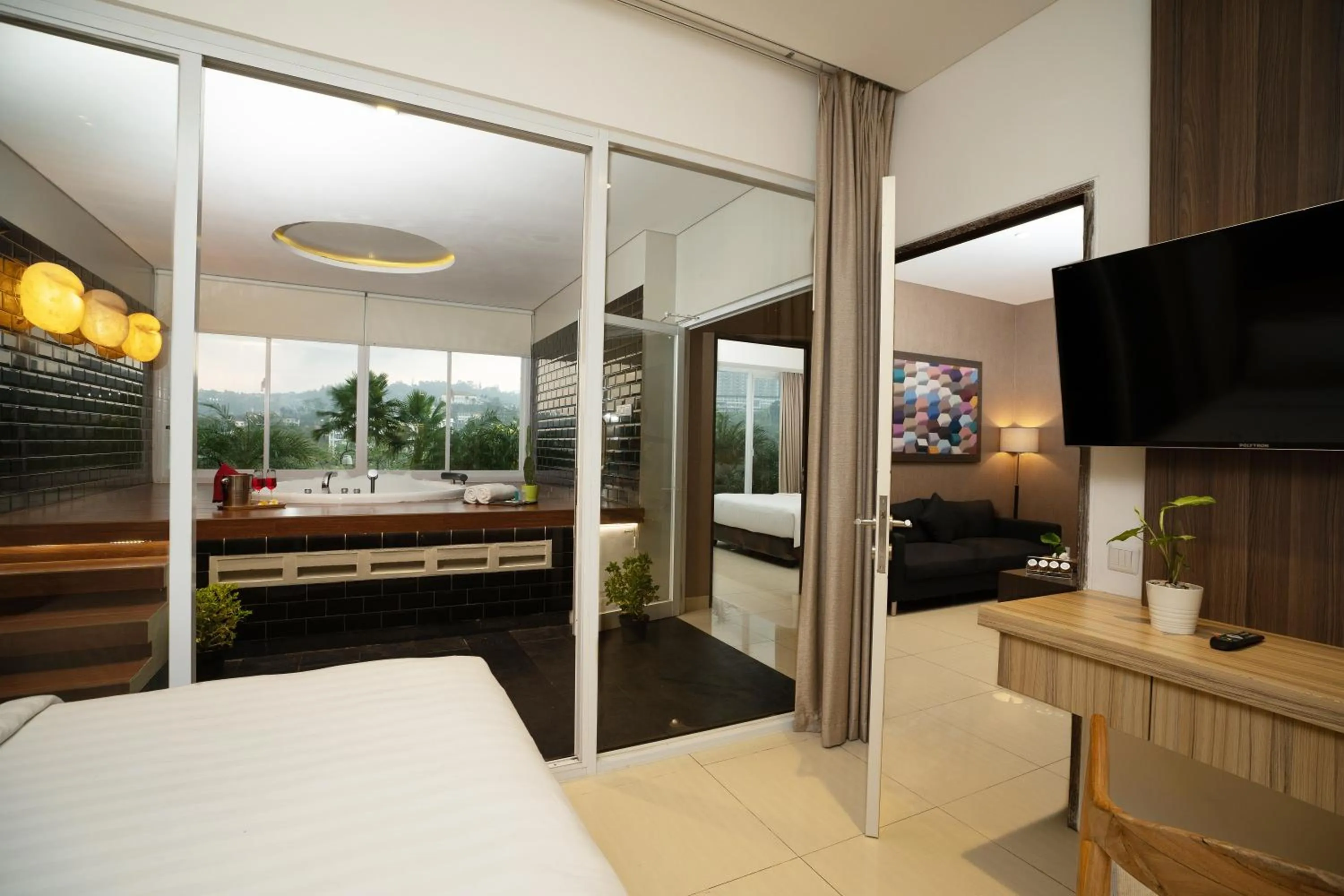 Bed in Clove Hotel Bandung