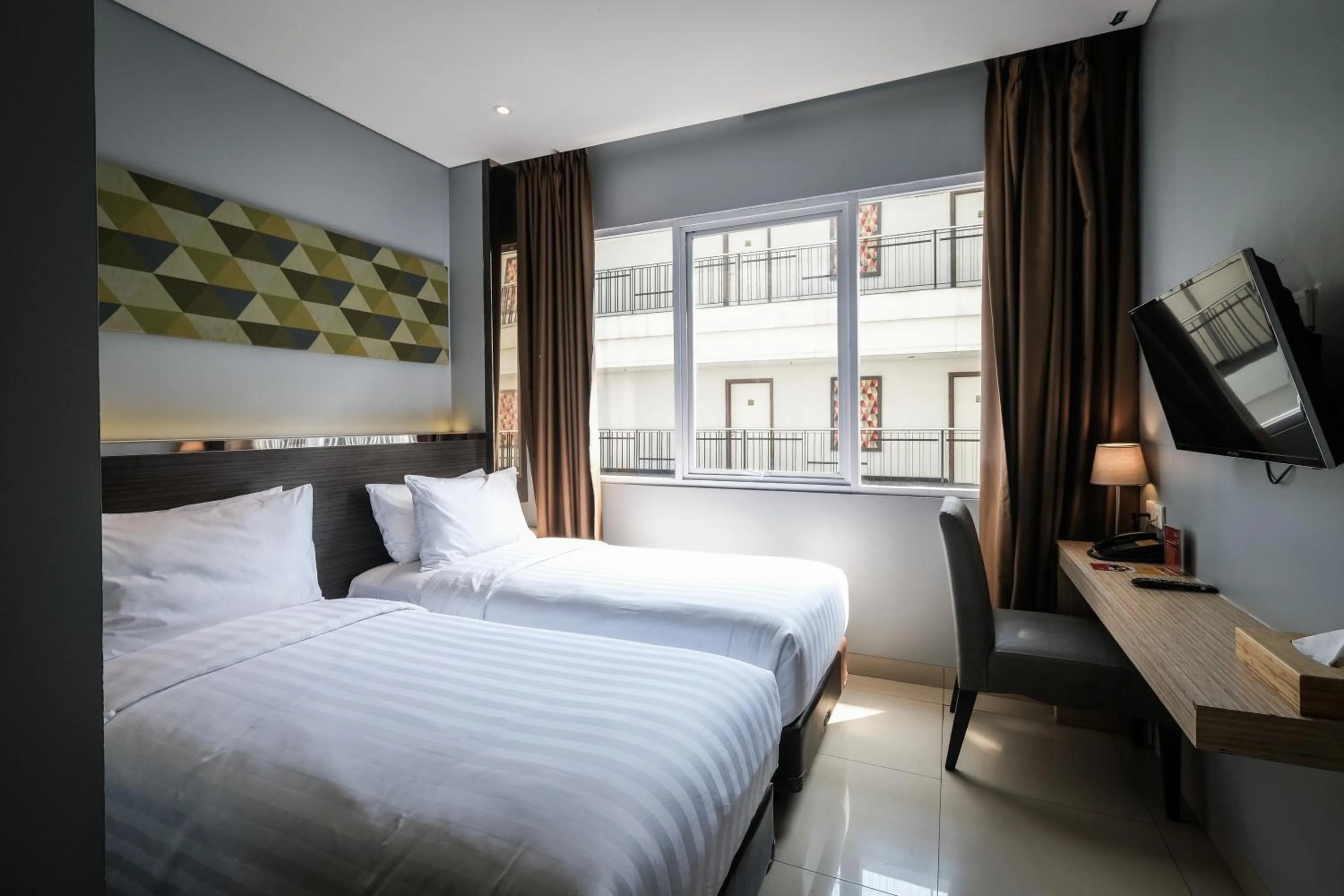 Bedroom, Bed in Clove Hotel Bandung