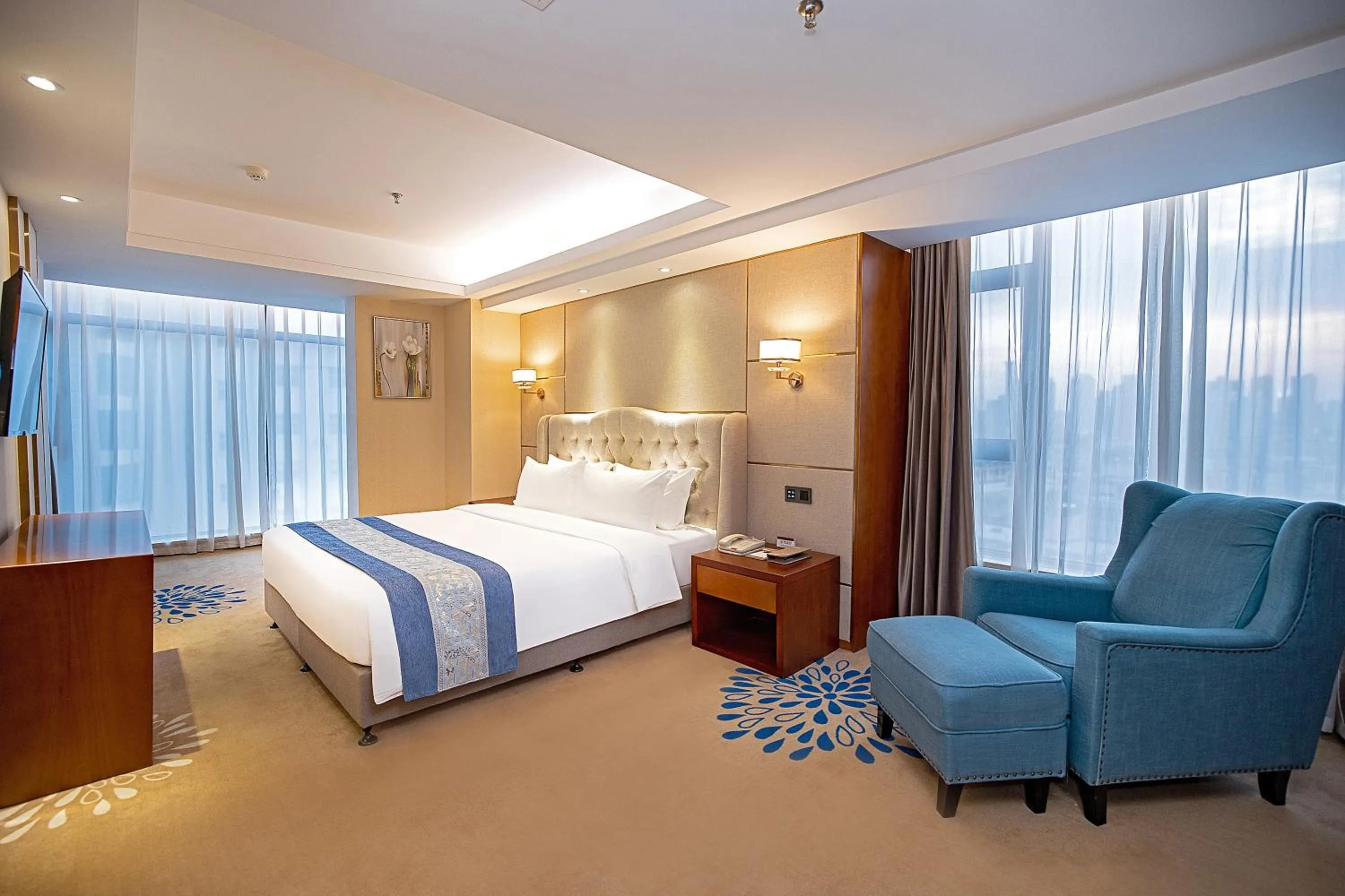 Bed in Madison Hotel Zhengzhou Erqi Square