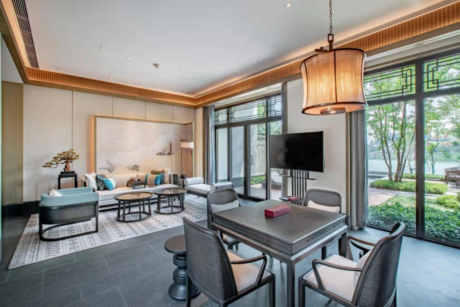 Living room in Song Hotel Chongqing Shanqian