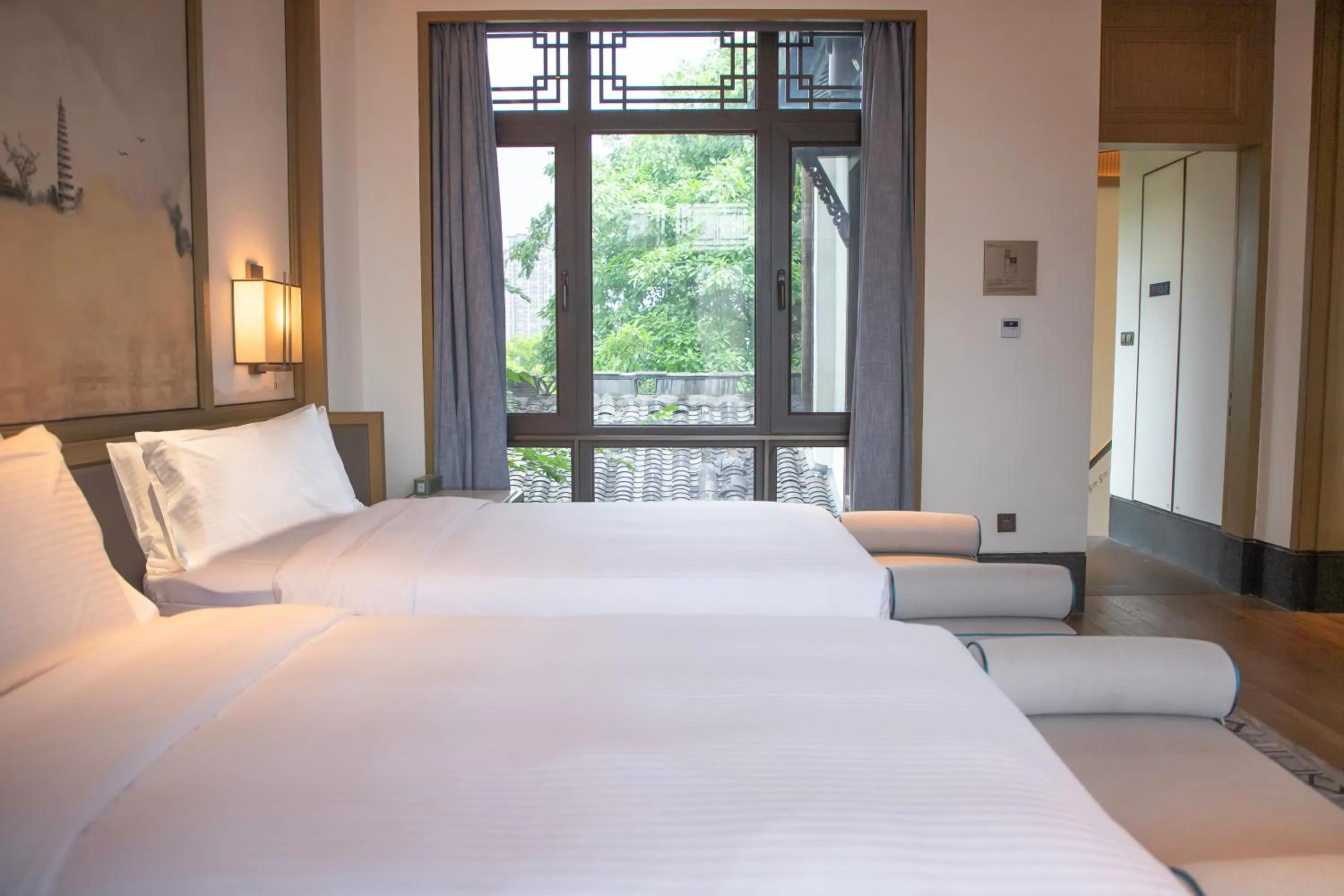 Bed in Song Hotel Chongqing Shanqian