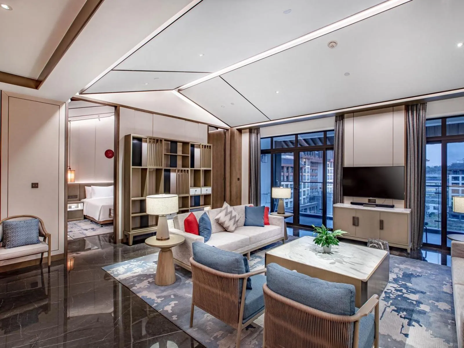 Living room in Steigenberger Hotel Chongqing