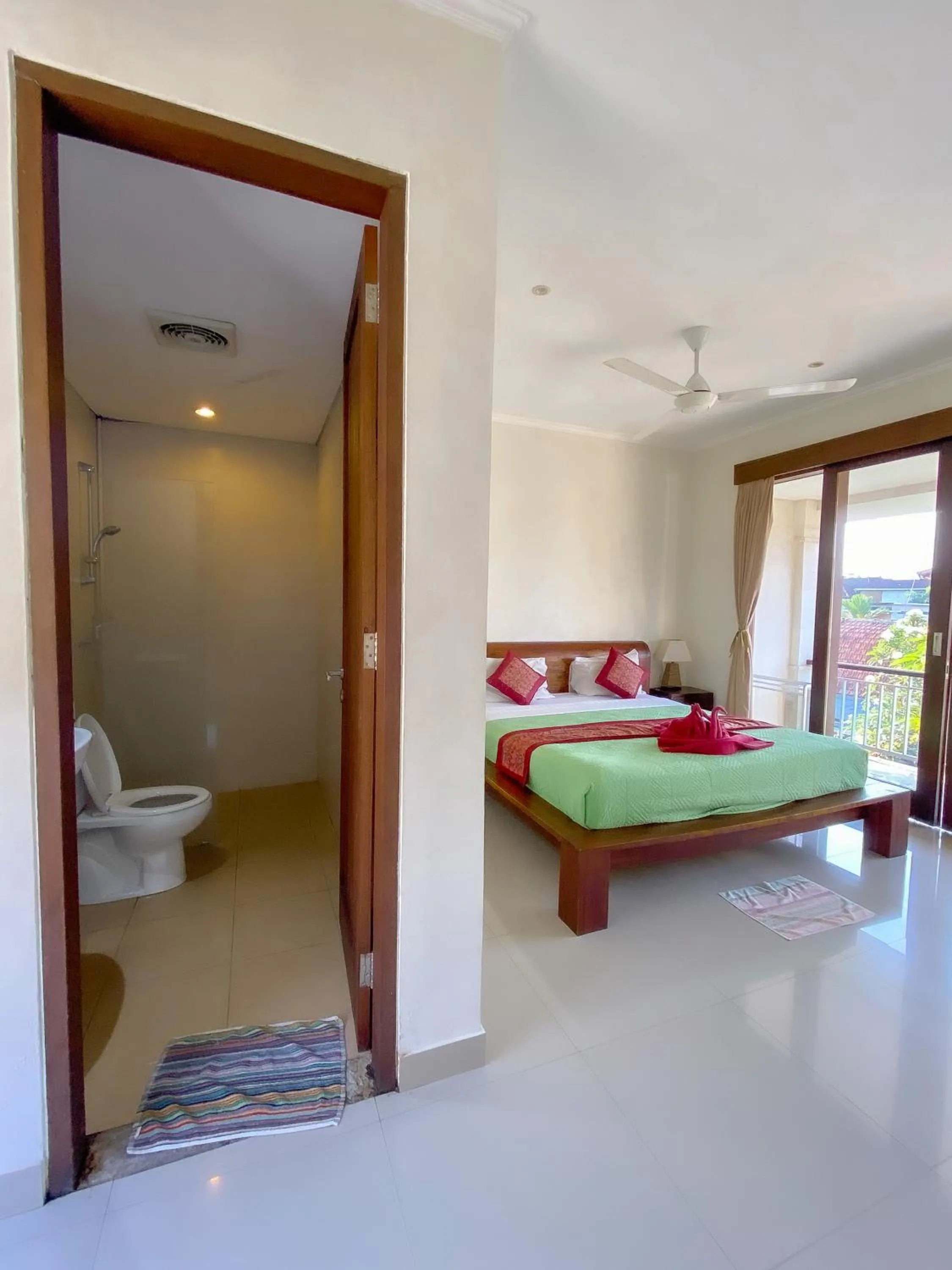 Bed in Merthayasa Bungalow 2