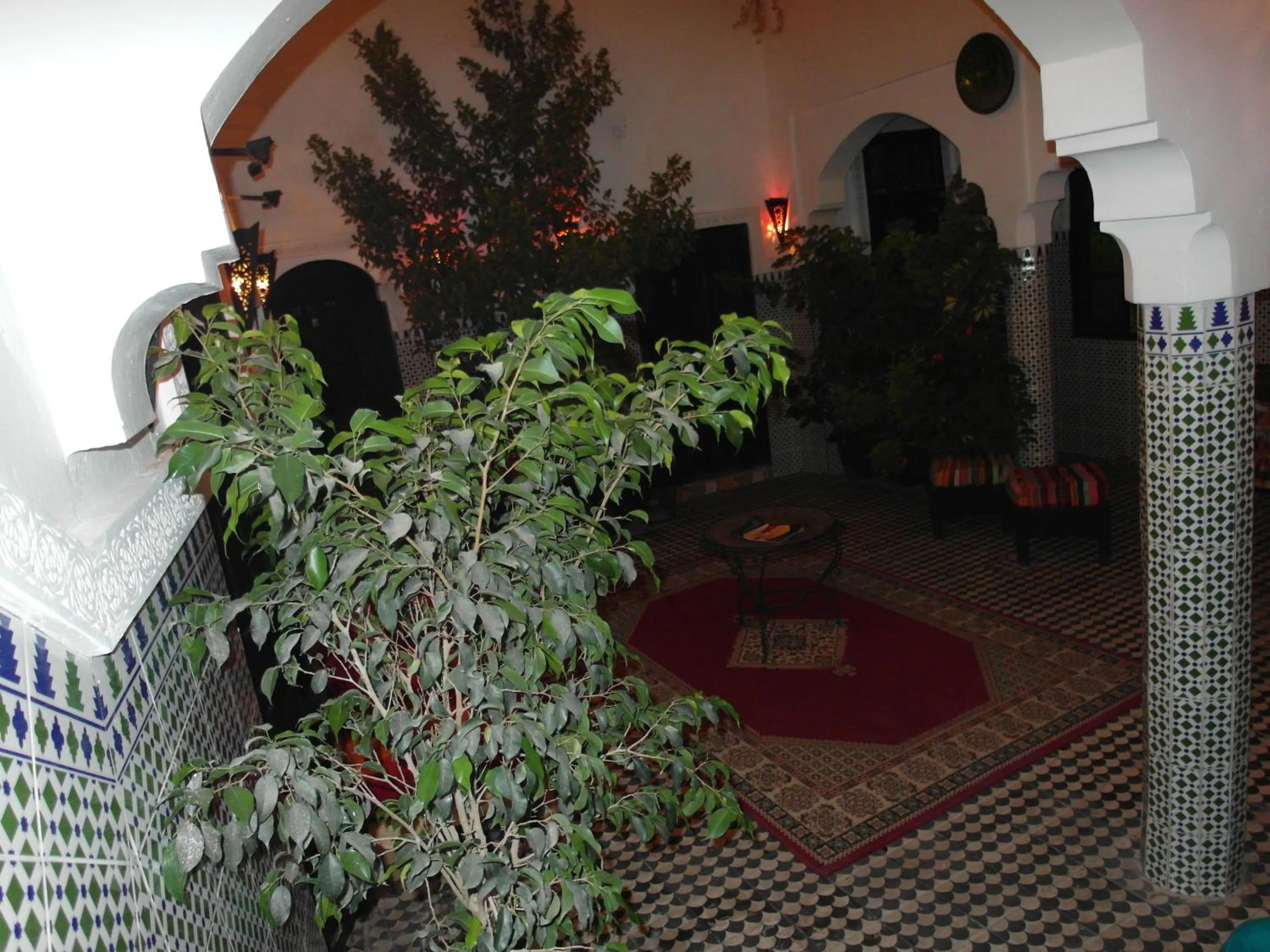Seating area in Riad Sijane