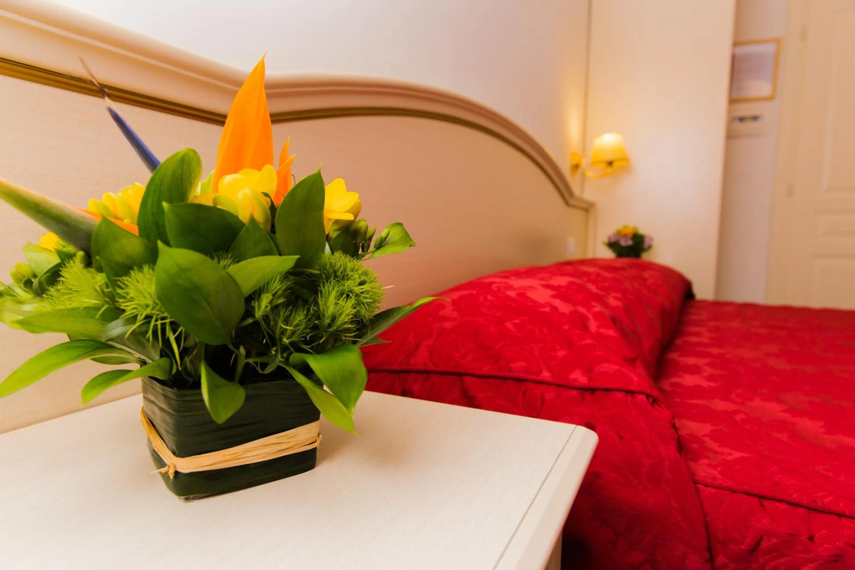 Decorative detail, Bed in Best Suites Pantheon