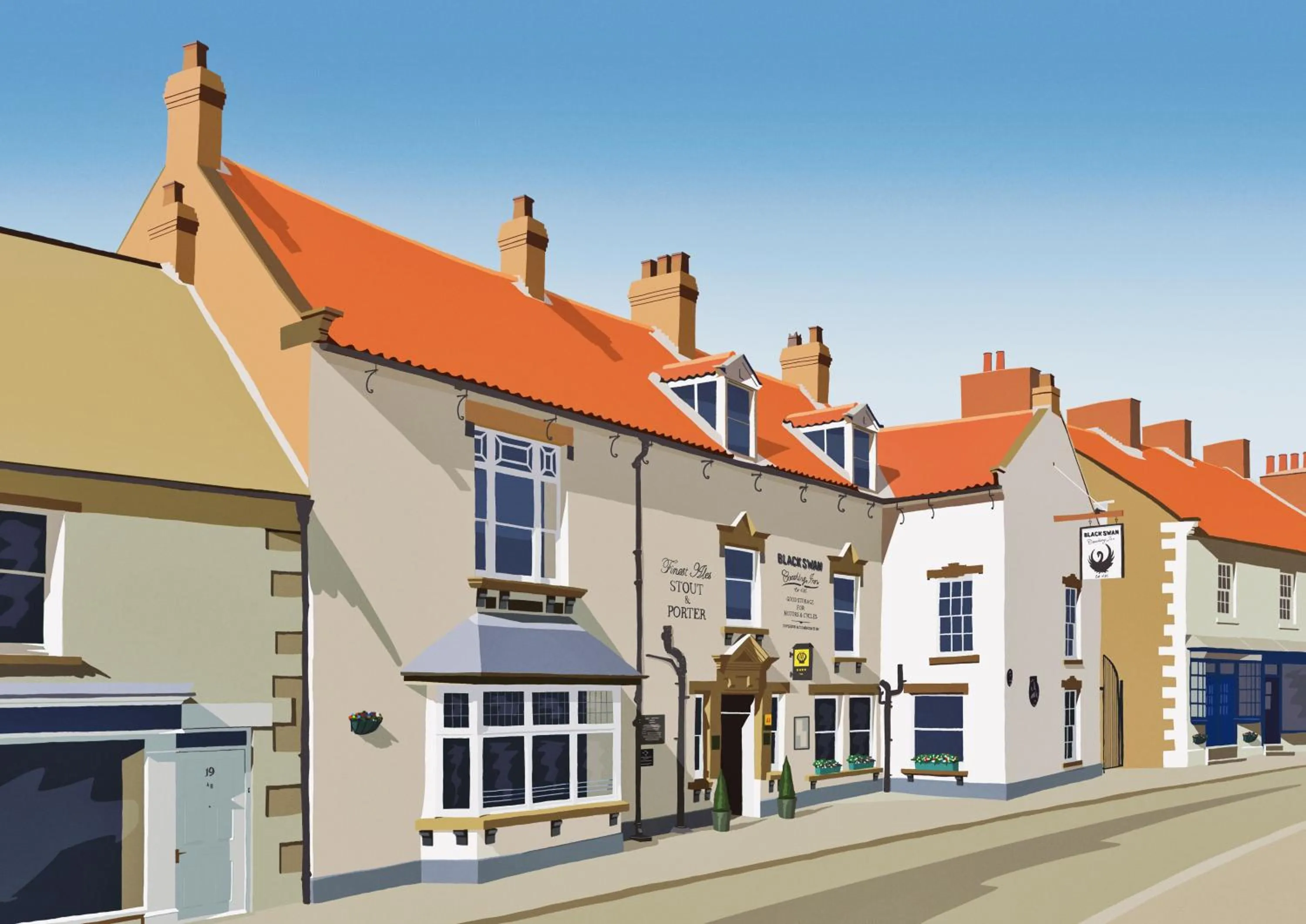 Property building in The Black Swan Inn