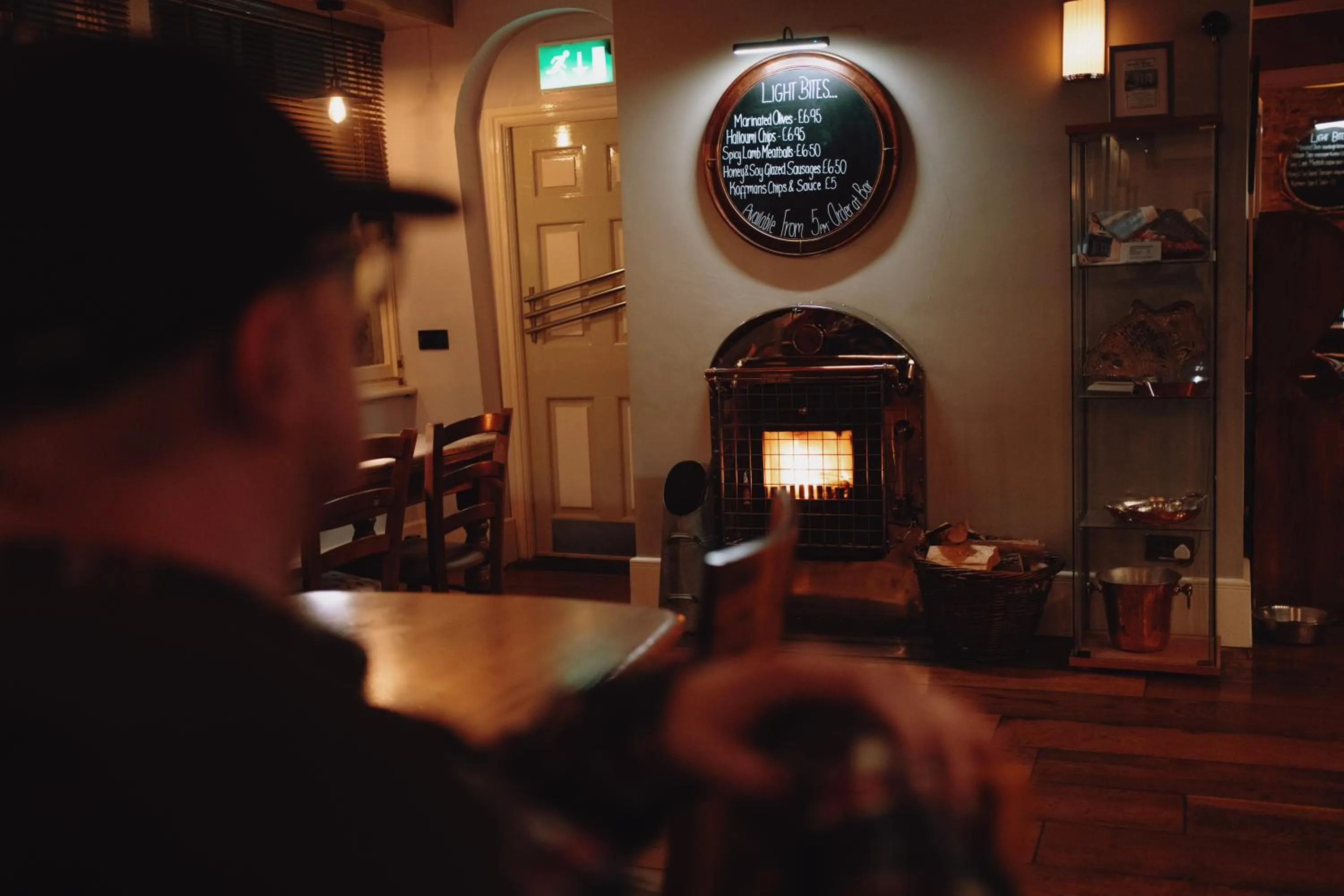 Seating area in The Black Swan Inn