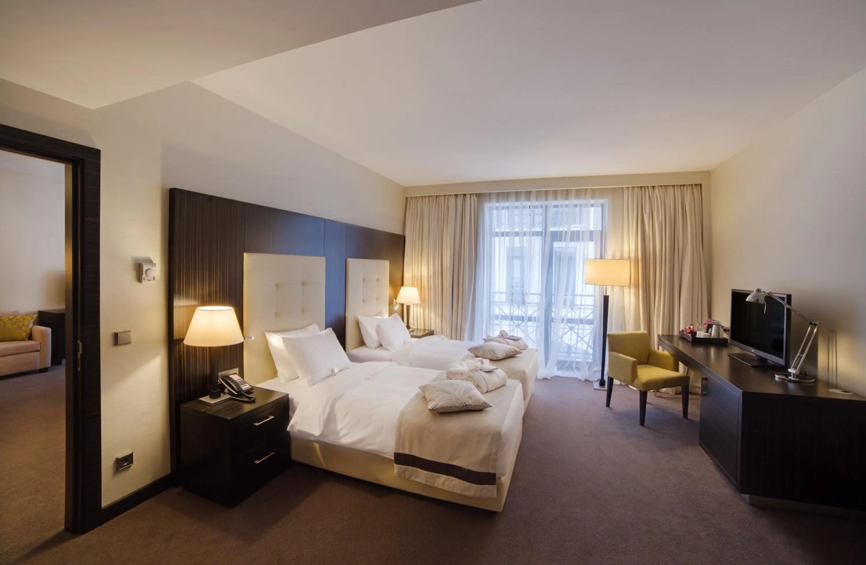 Photo of the whole room, Bed in Crowne Plaza - Borjomi by IHG