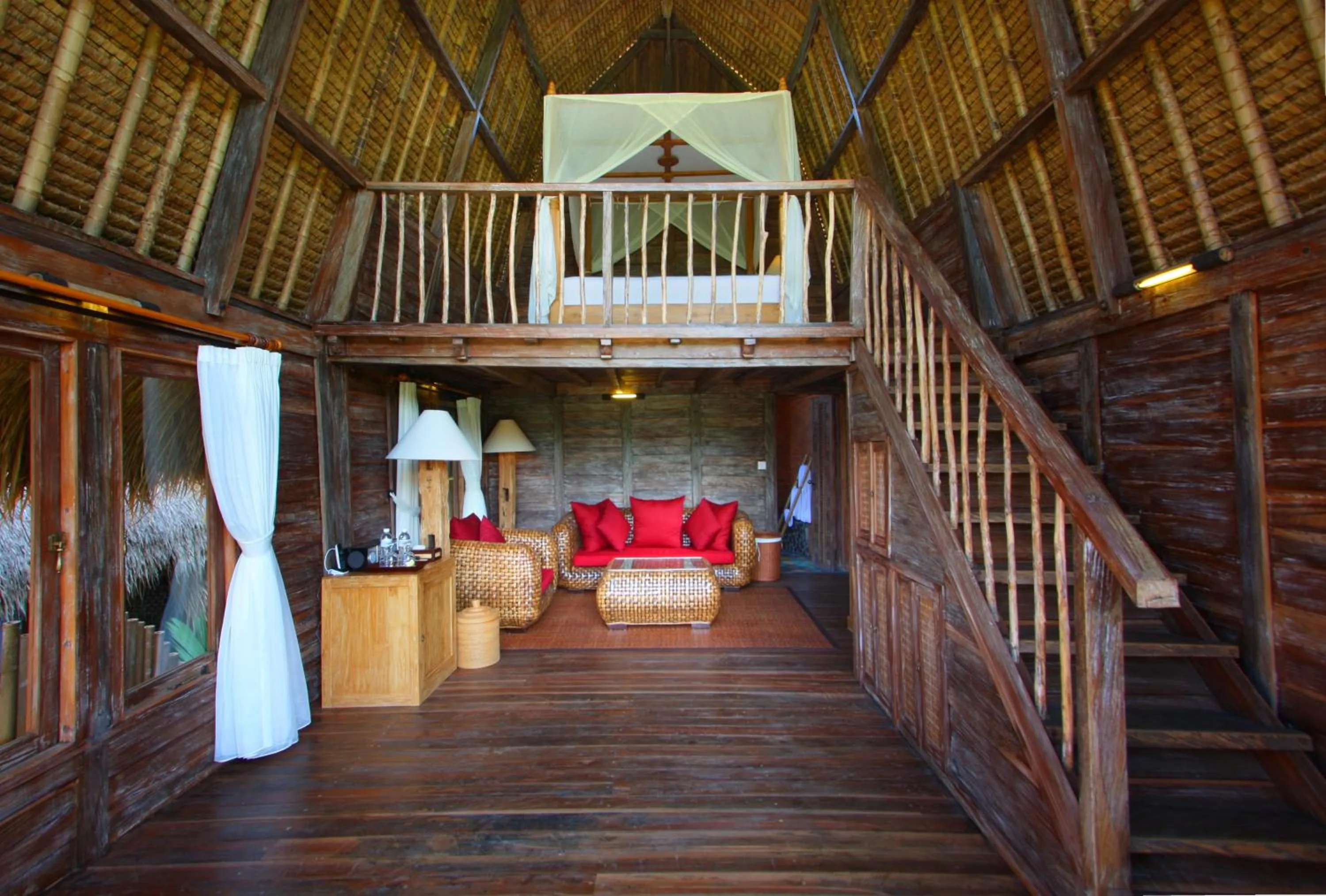 Photo of the whole room in De Klumpu Bali Eco Tradi Stay
