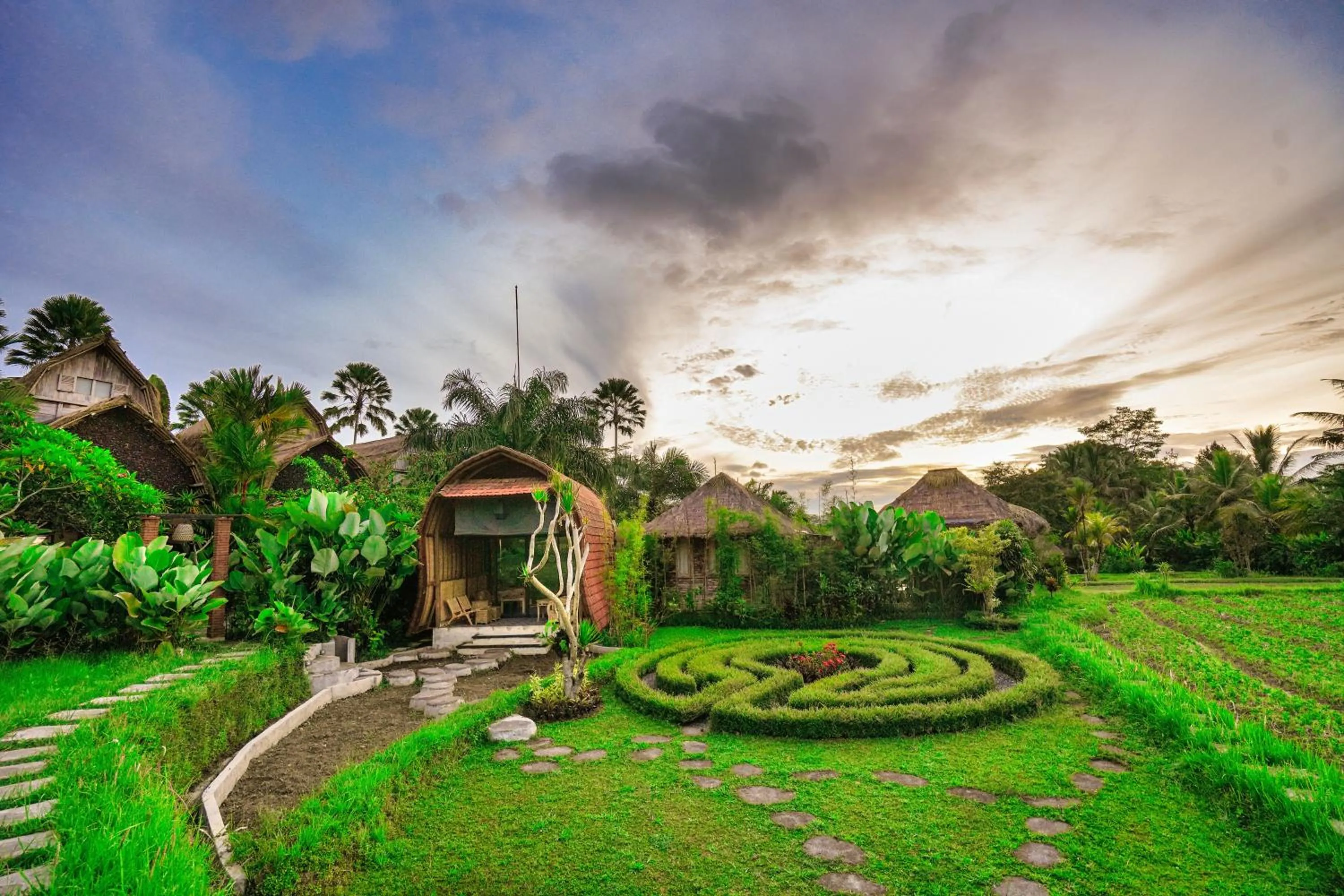 Spring in De Klumpu Bali Eco Tradi Stay