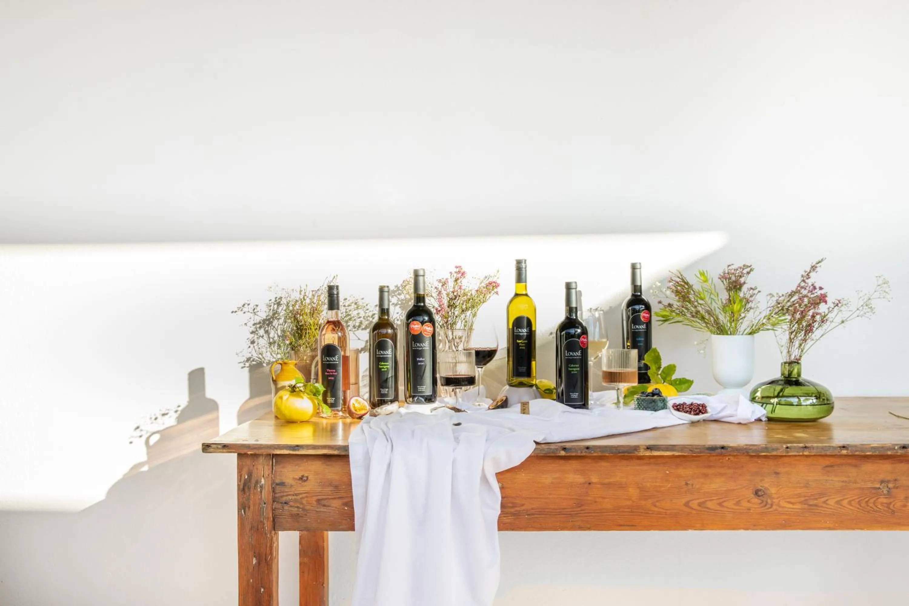 Alcoholic drinks in Lovane Boutique Wine Estate and Guesthouse