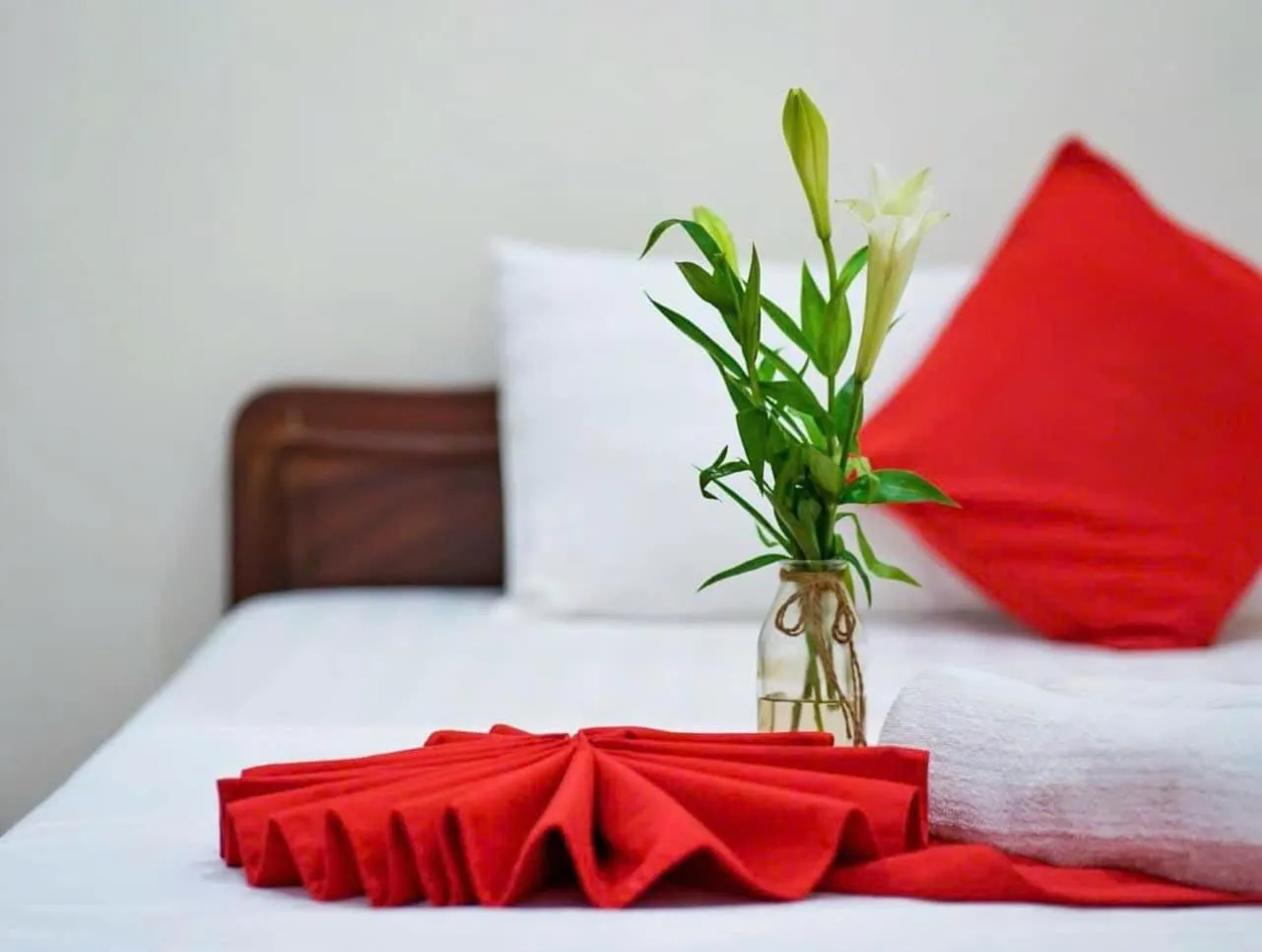 Bed in Hotel Giao Thông