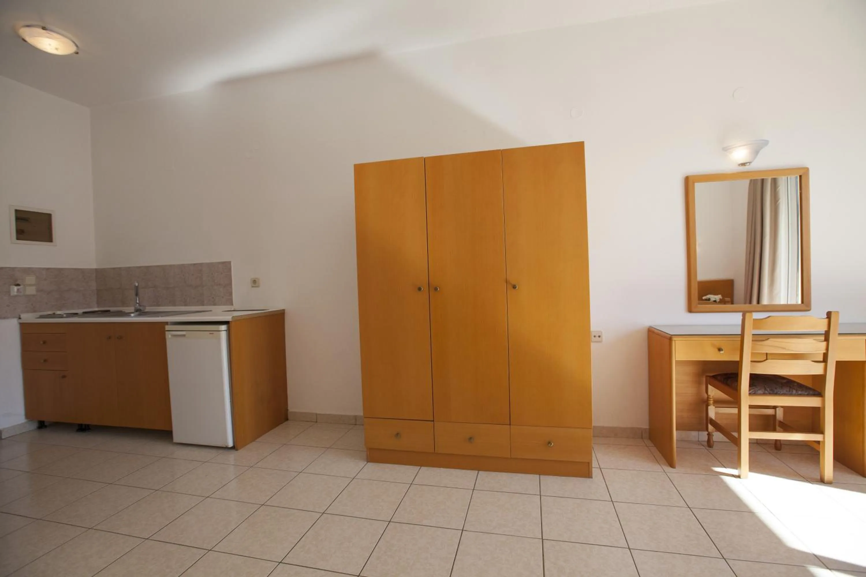 Kitchen or kitchenette in Moscha Hotel