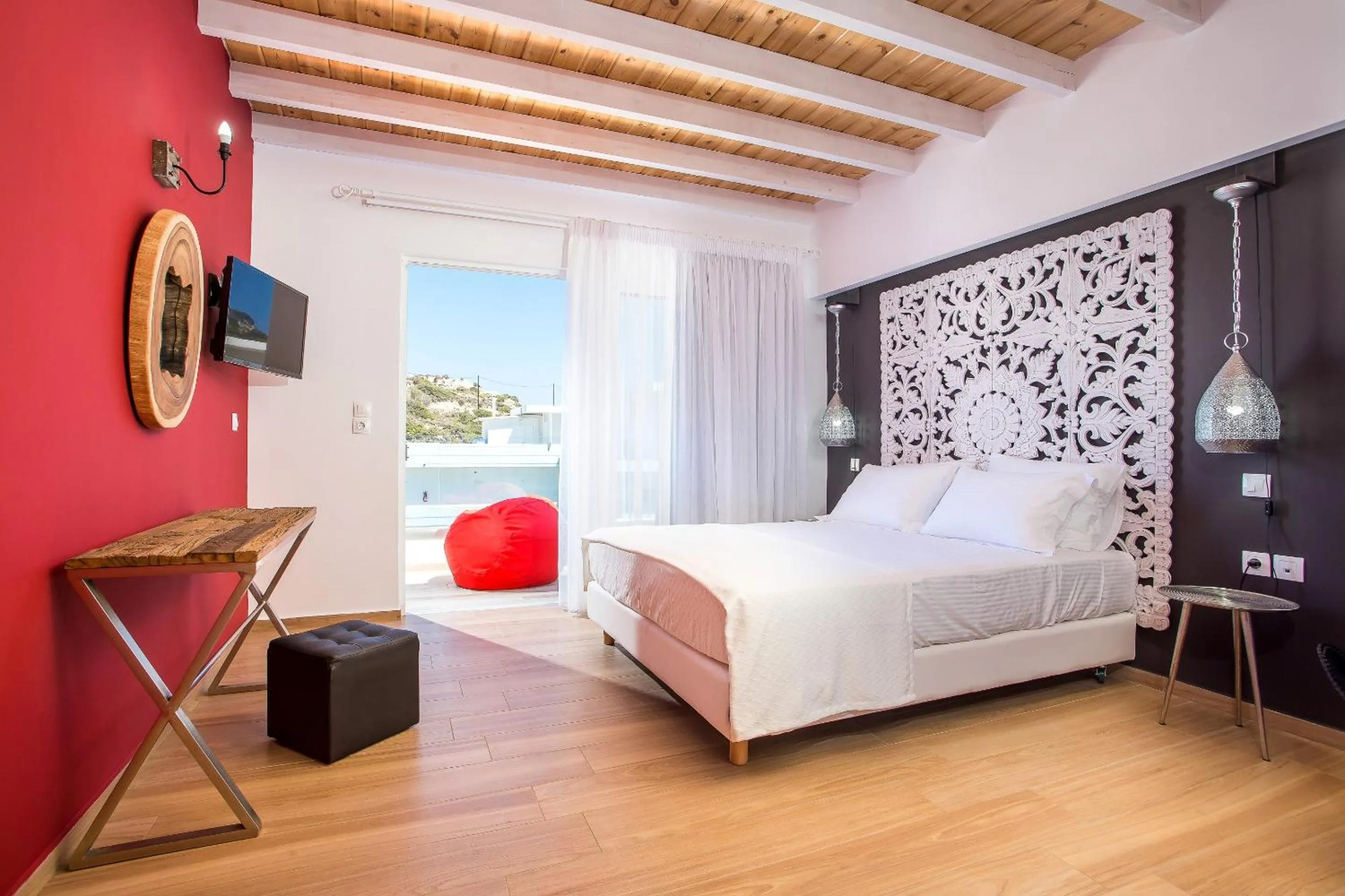 TV and multimedia, Bed in Moscha Hotel