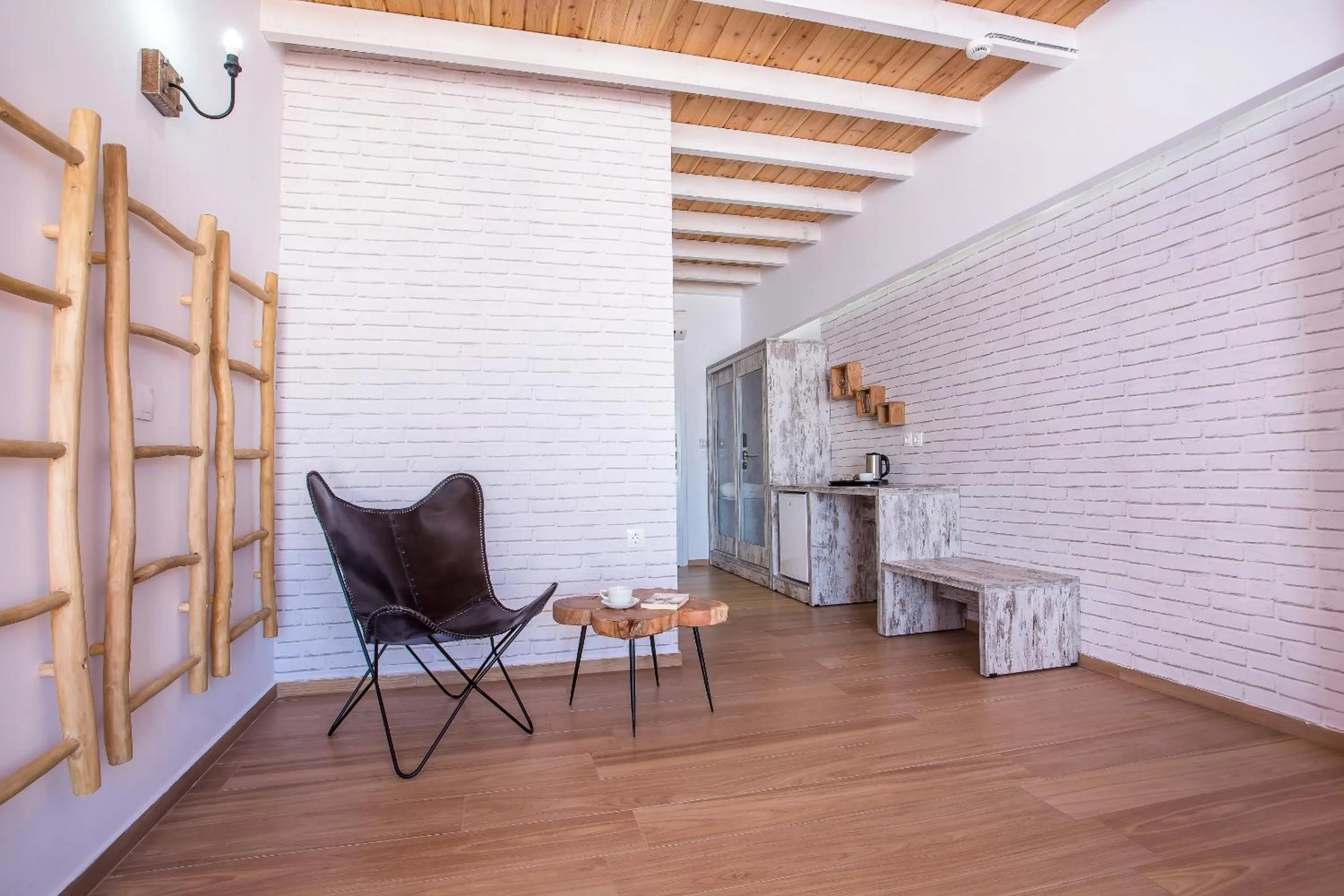 Kitchen or kitchenette in Moscha Hotel