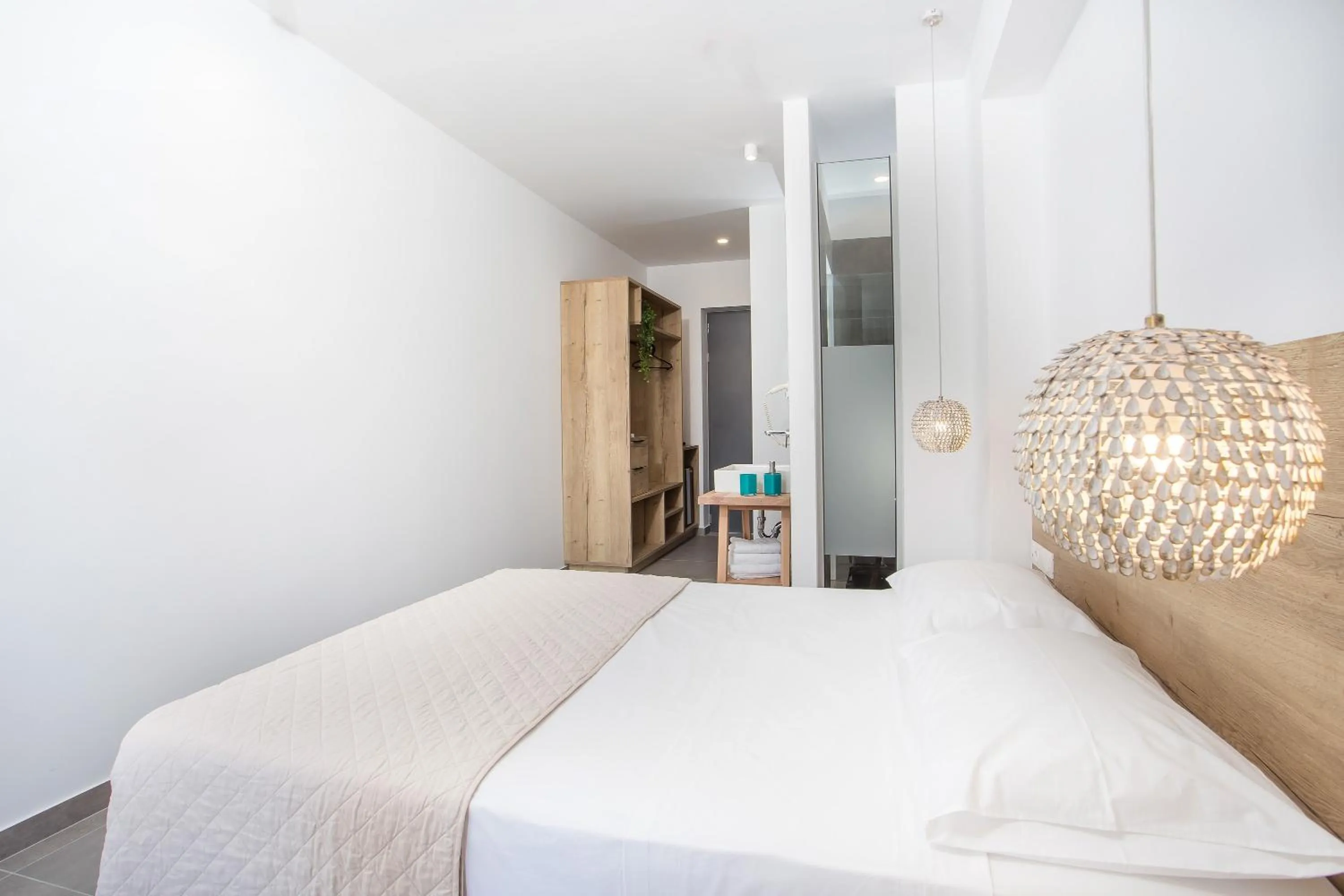 Bedroom, Bed in Moscha Hotel