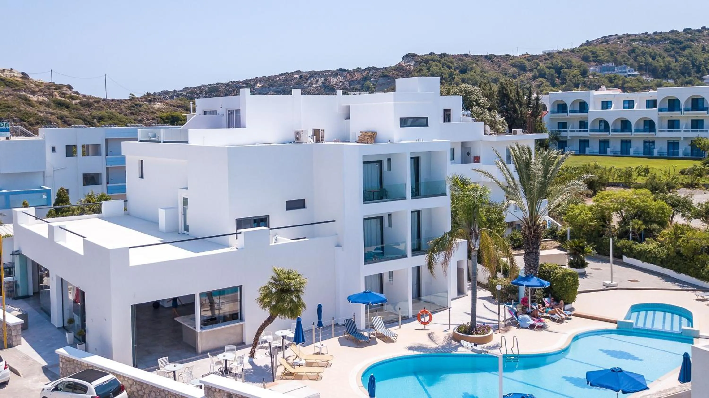 Facade/entrance in Moscha Hotel