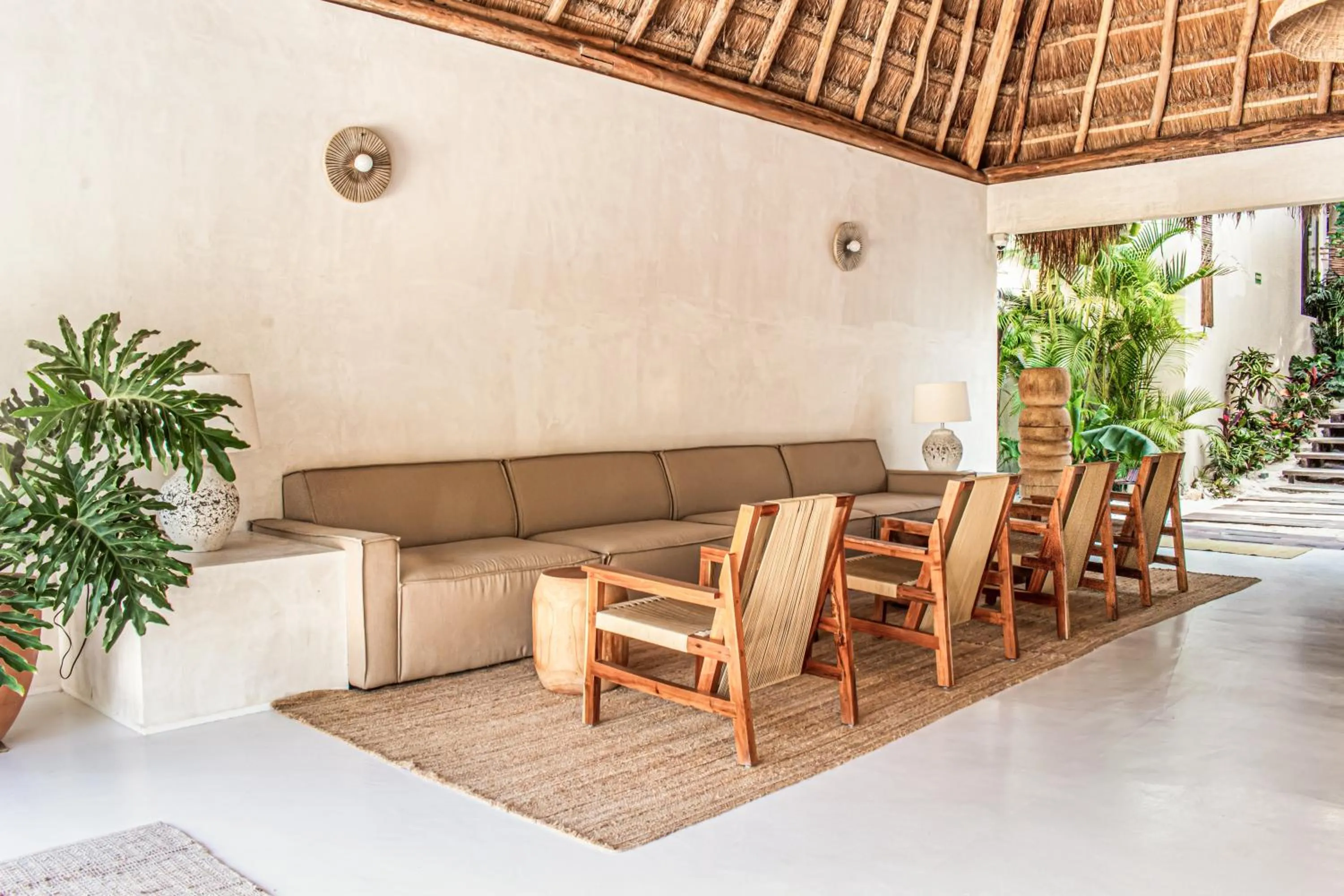 Living room in Dune Boutique Hotel located at the party zone