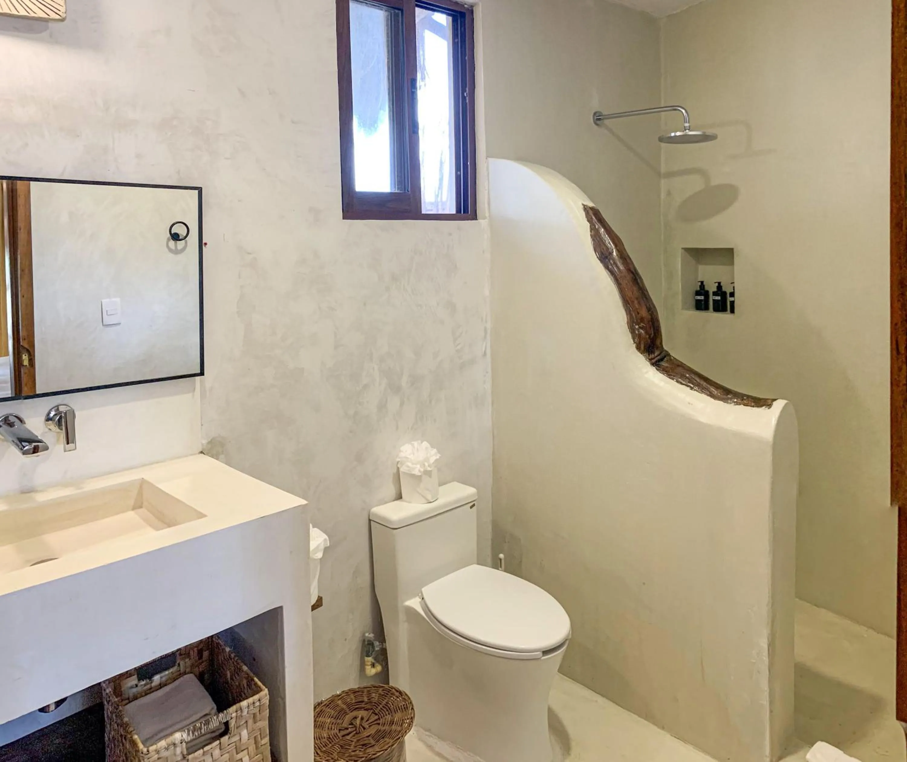 Bathroom in Dune Boutique Hotel located at the party zone