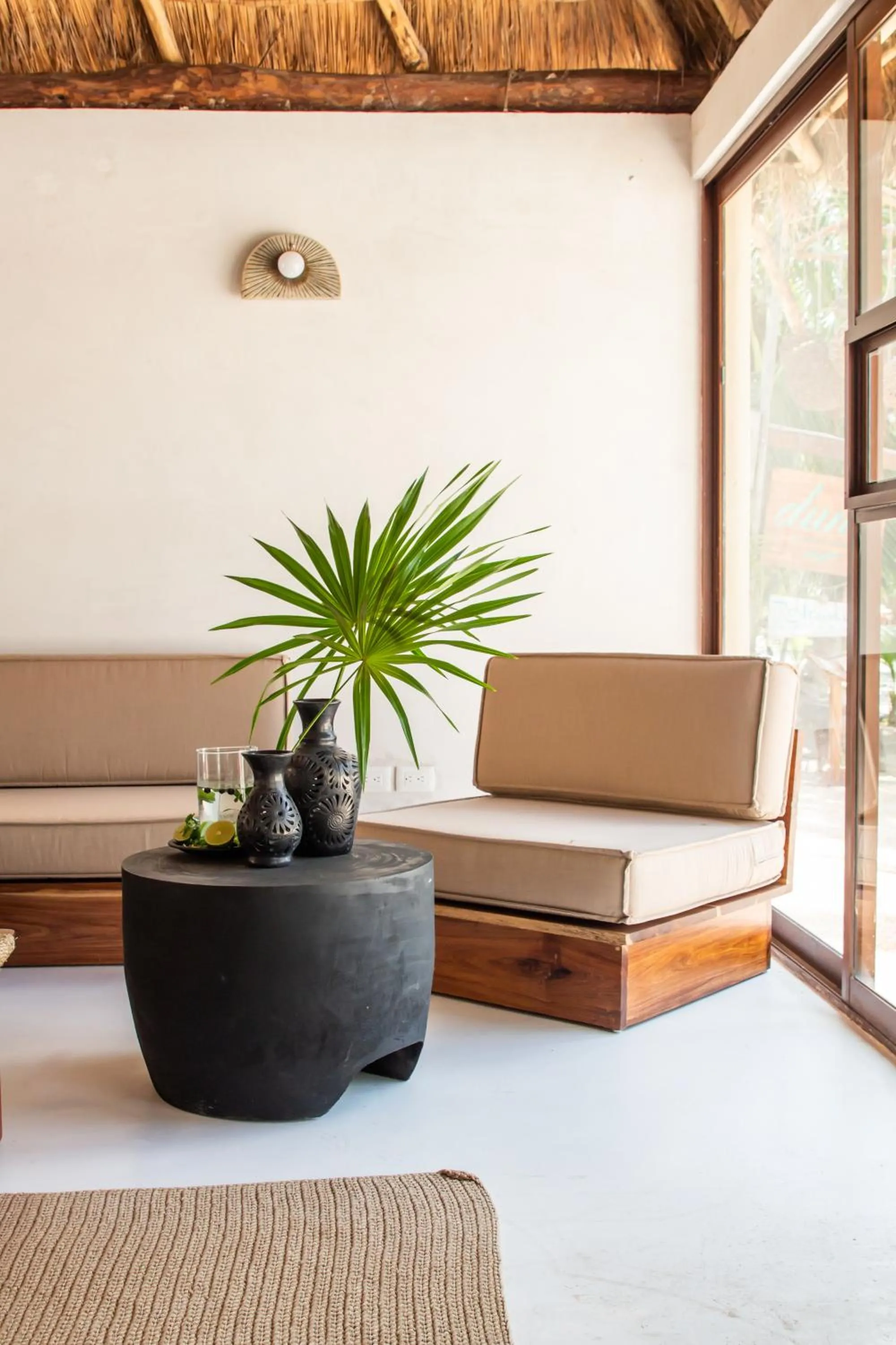 Lobby or reception in Dune Boutique Hotel located at the party zone