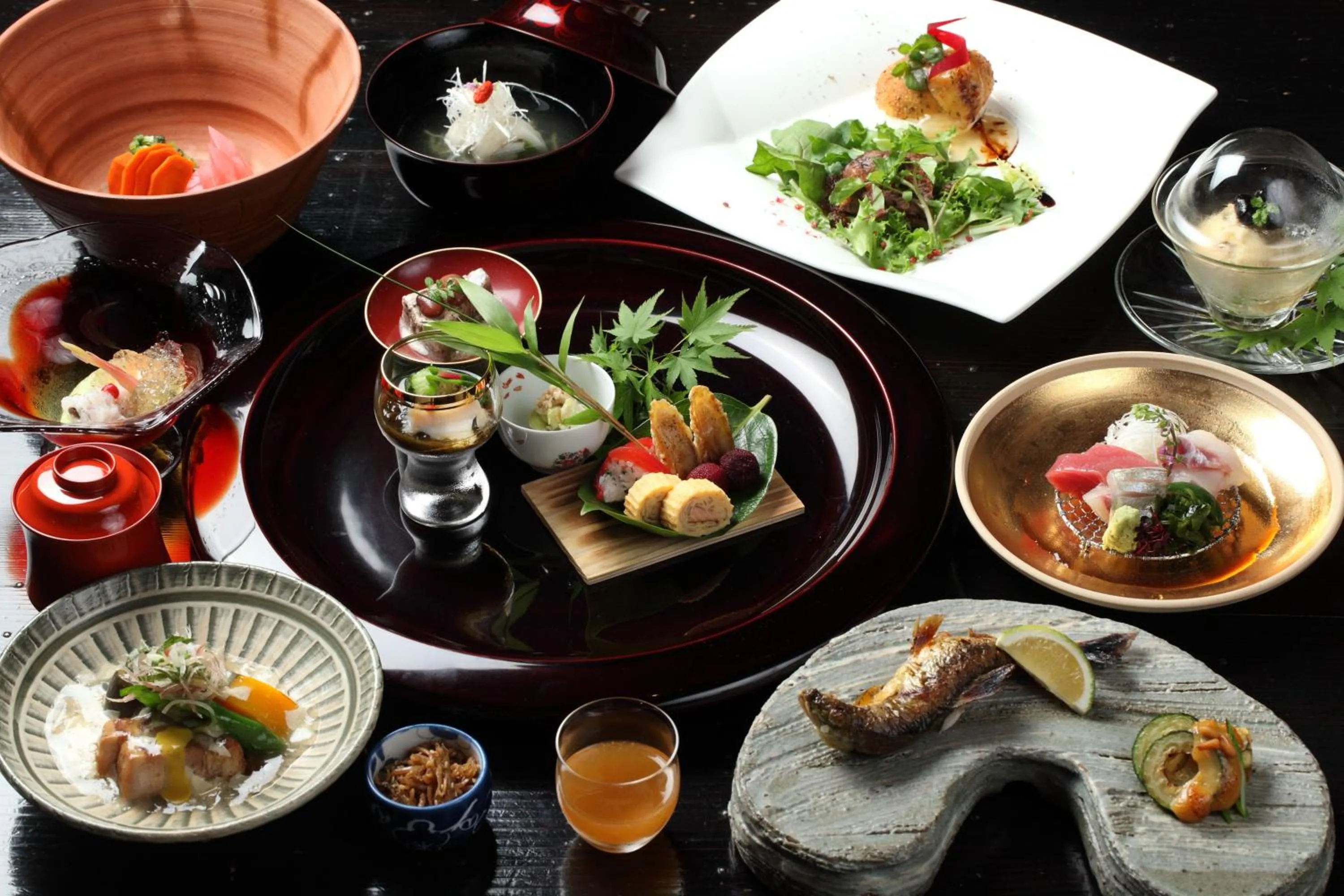 Dinner in Hatago Kayausagi