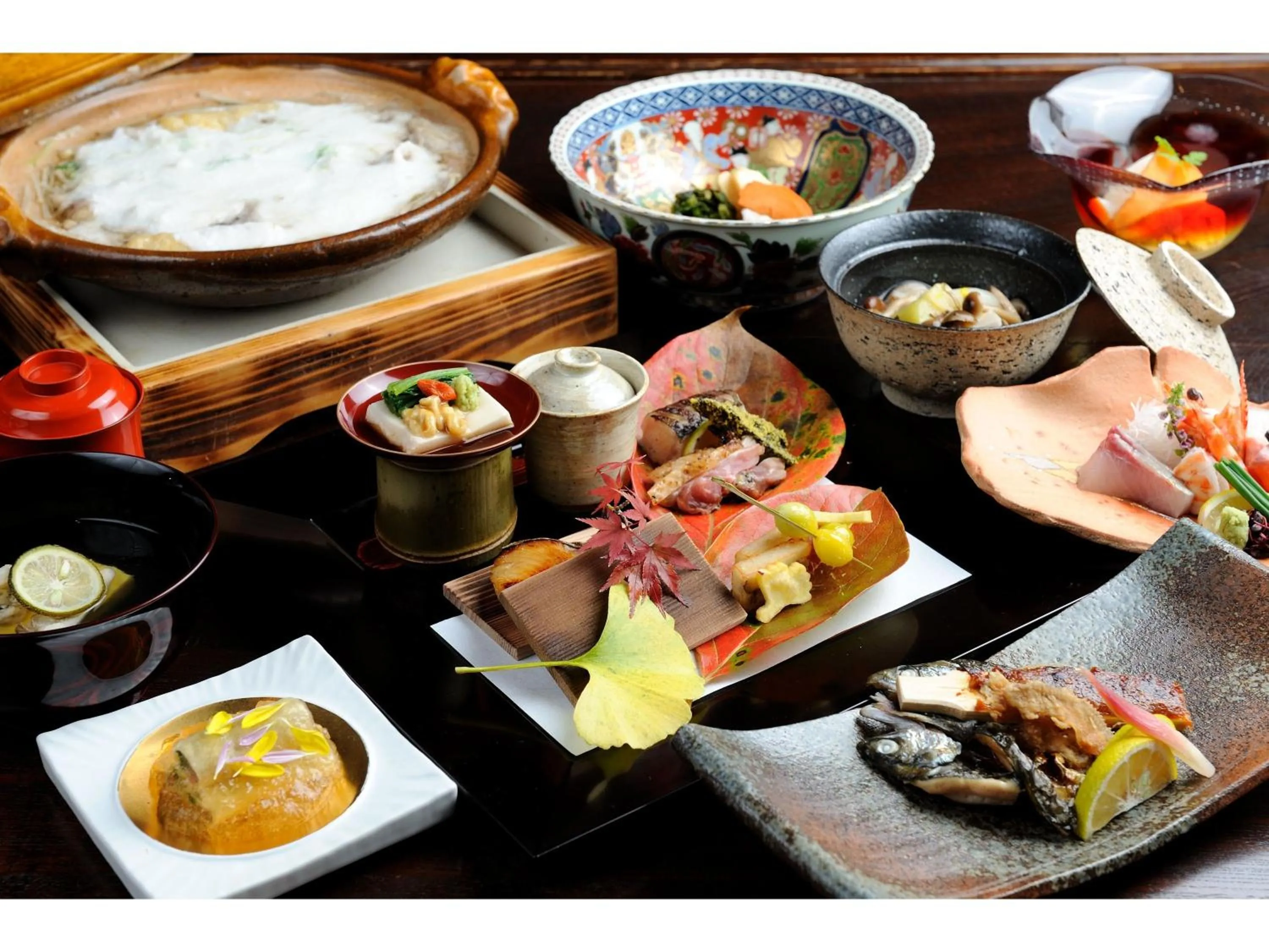 Dinner in Hatago Kayausagi