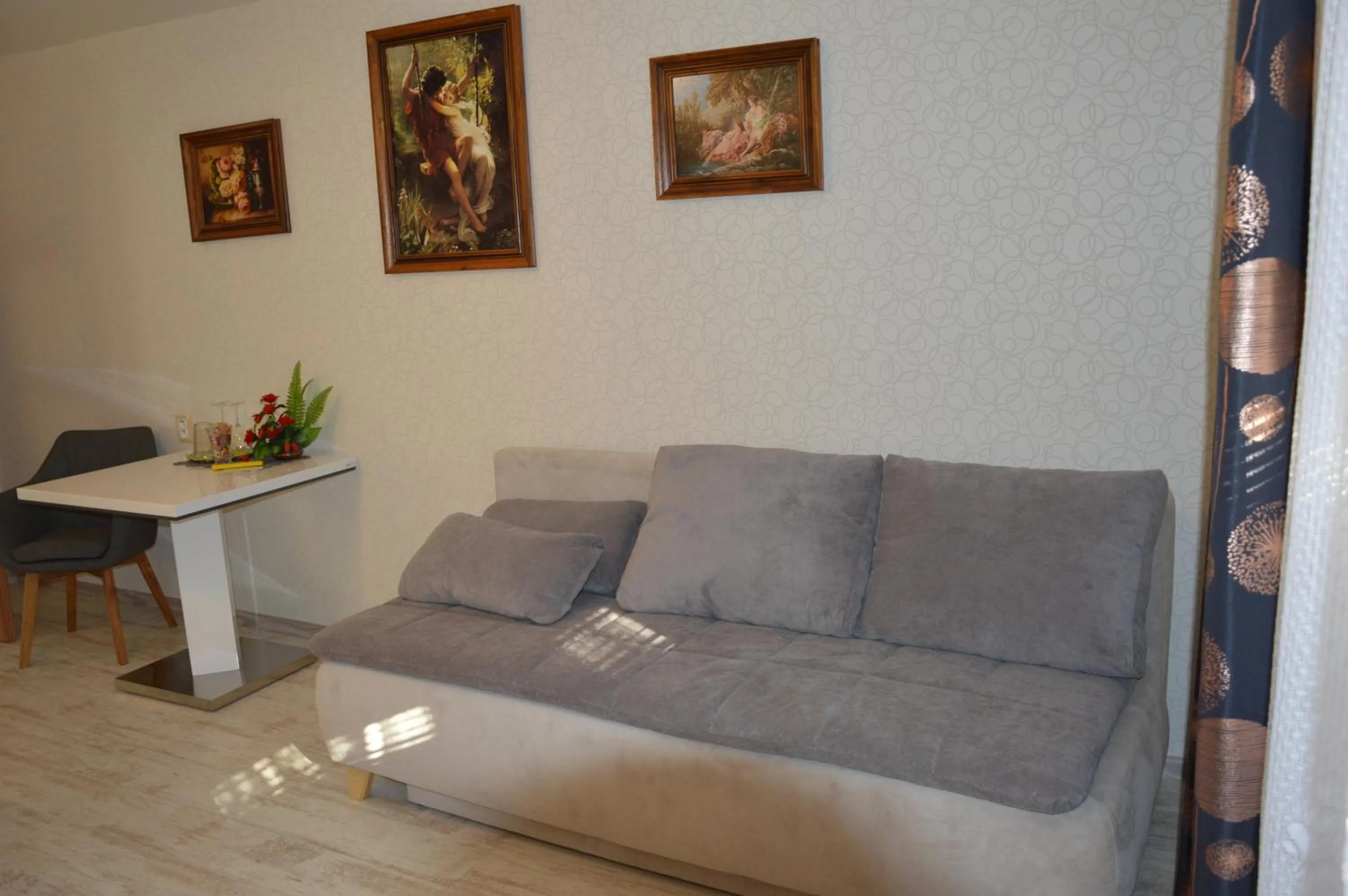 Seating area in Hotel Olga