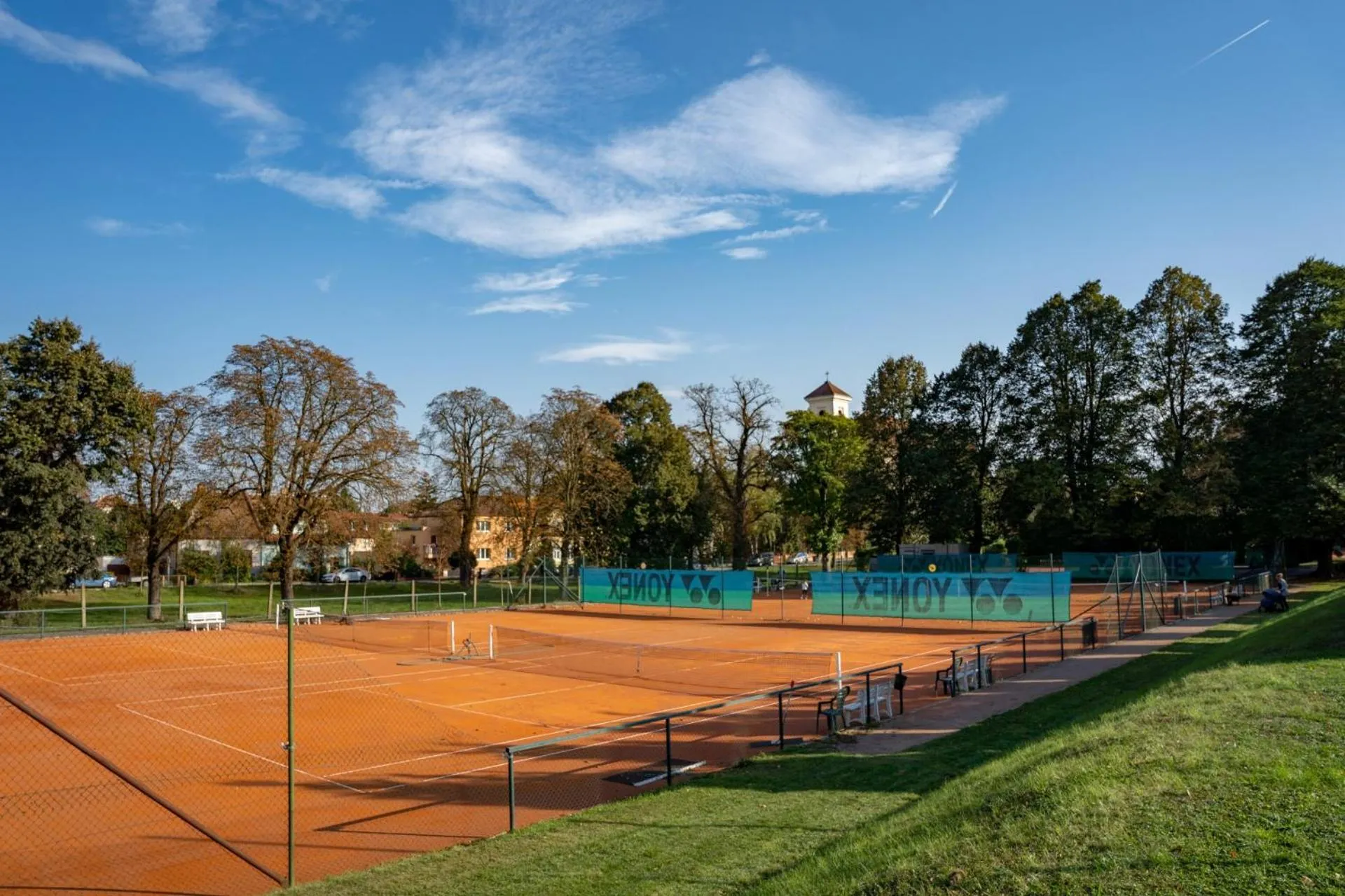 Tennis court in Hotel Olga
