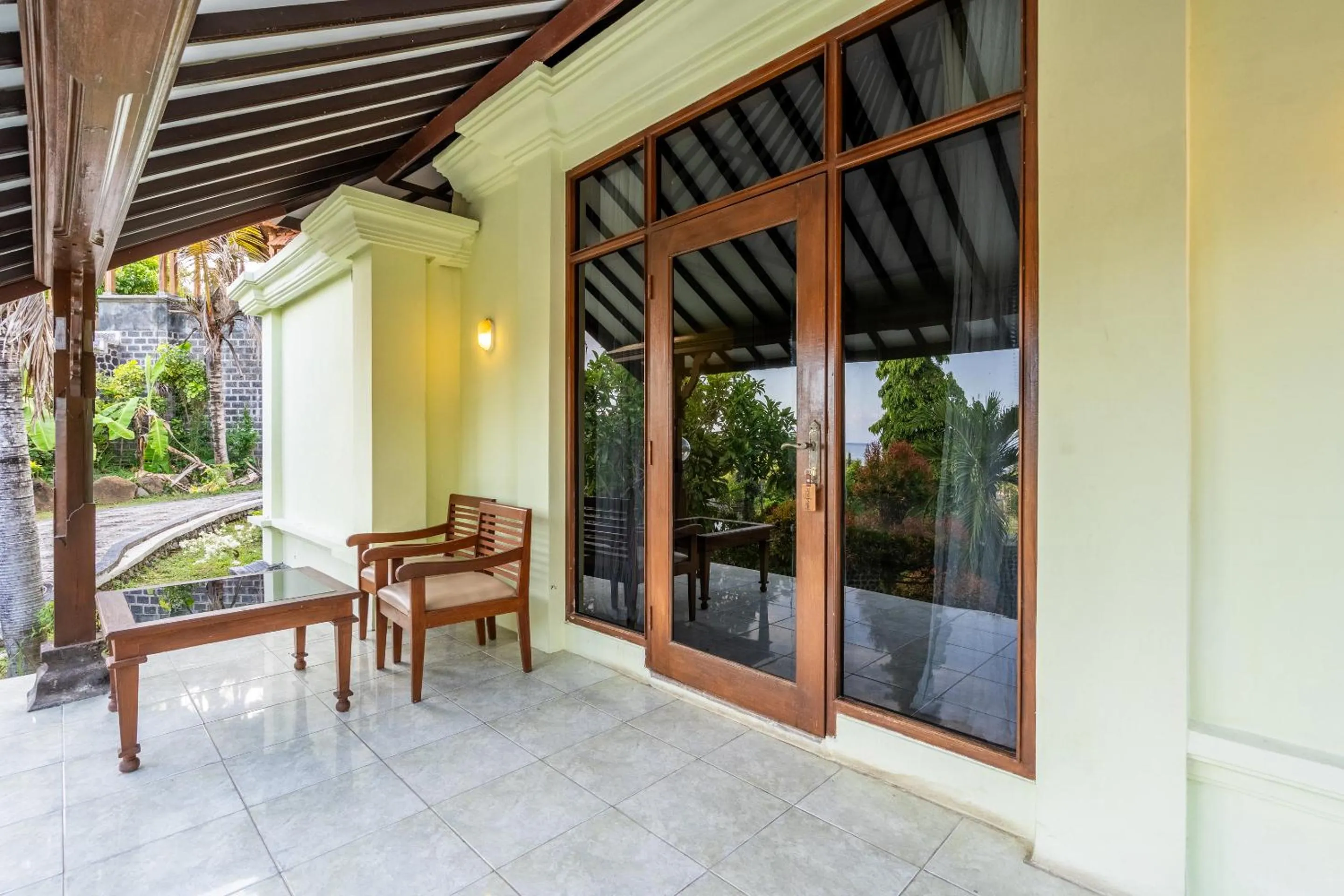 Balcony/Terrace in Taman Surgawi Resort & Spa