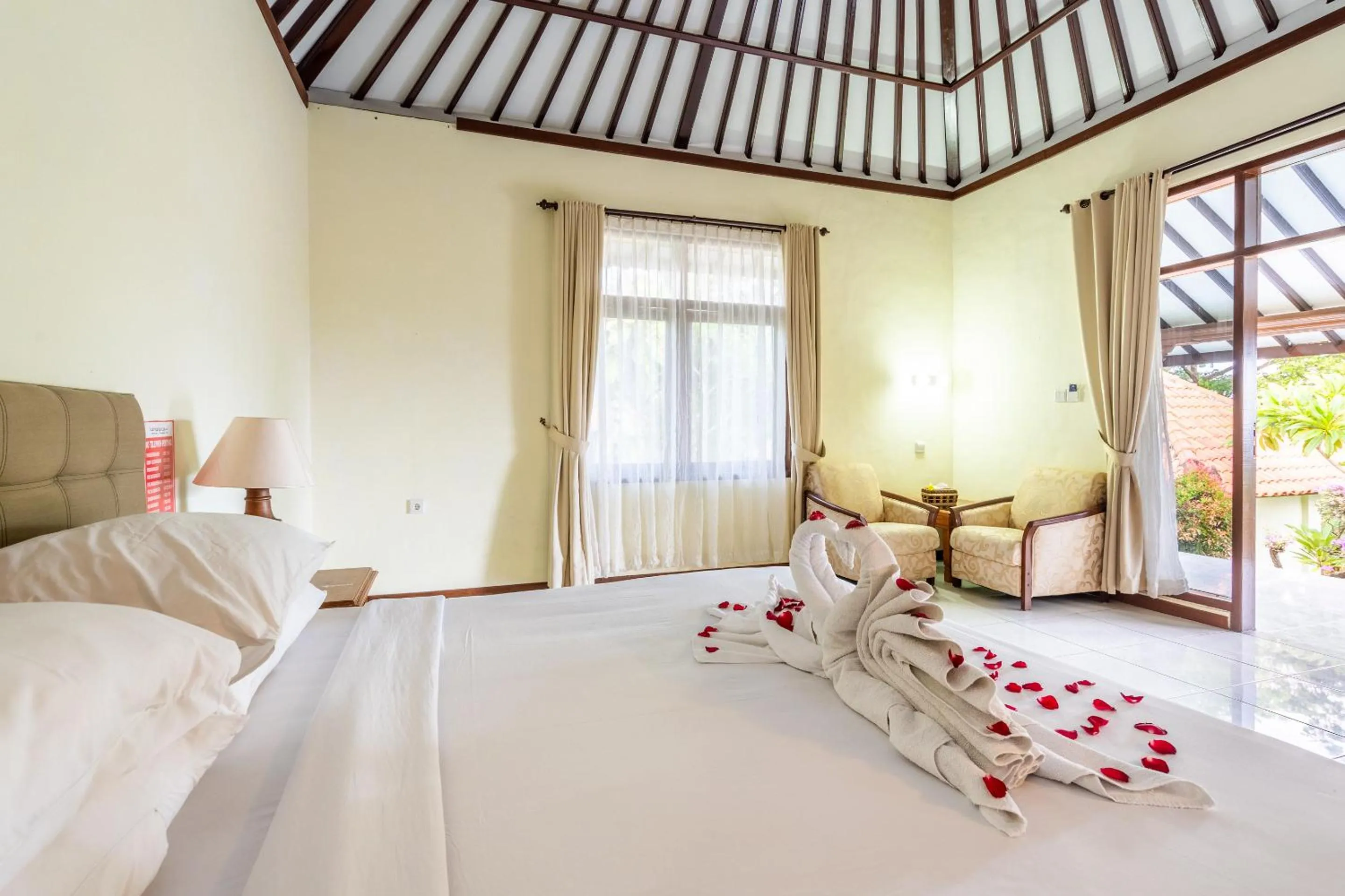 Bedroom, Bed in Taman Surgawi Resort & Spa