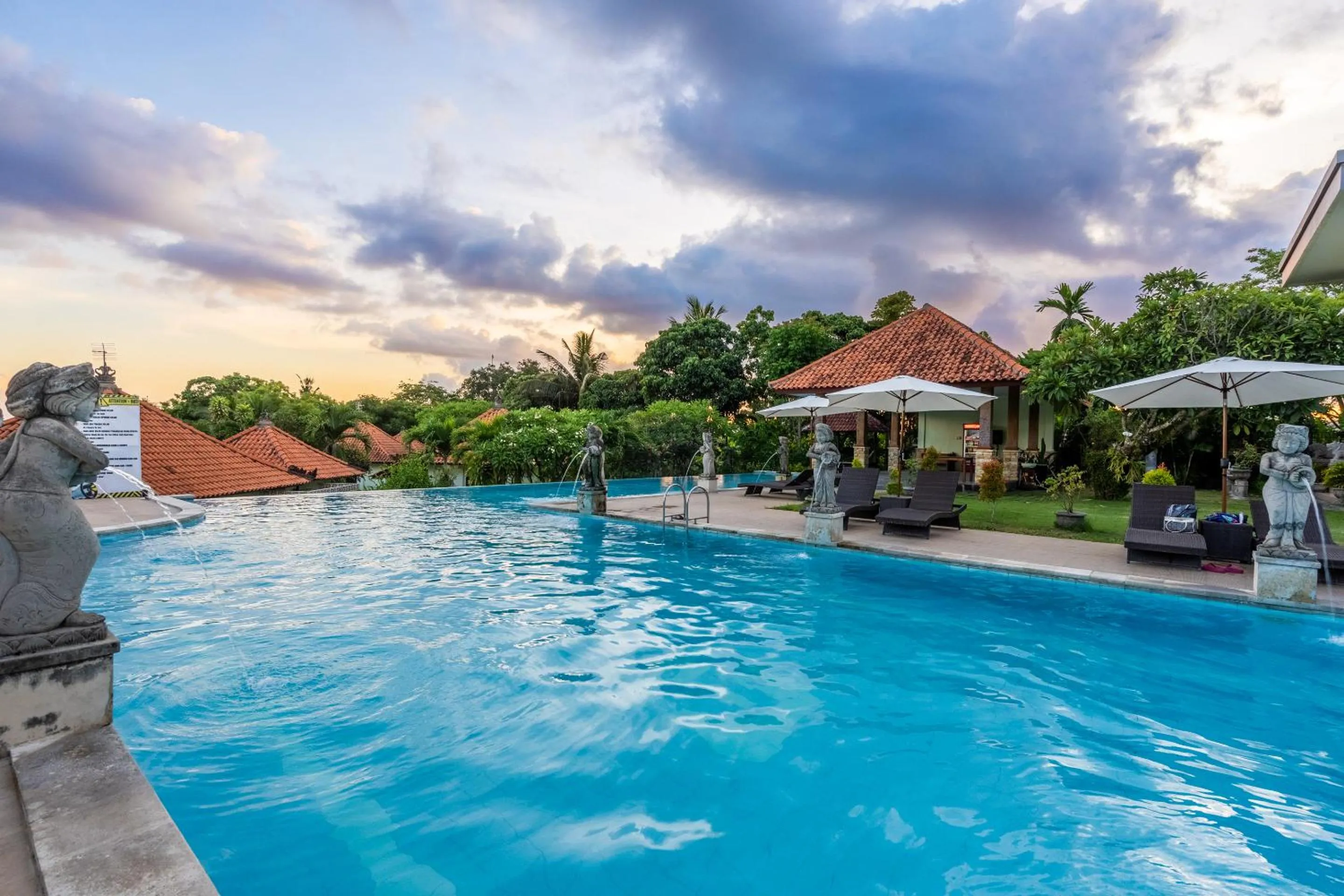 Pool view in Taman Surgawi Resort & Spa