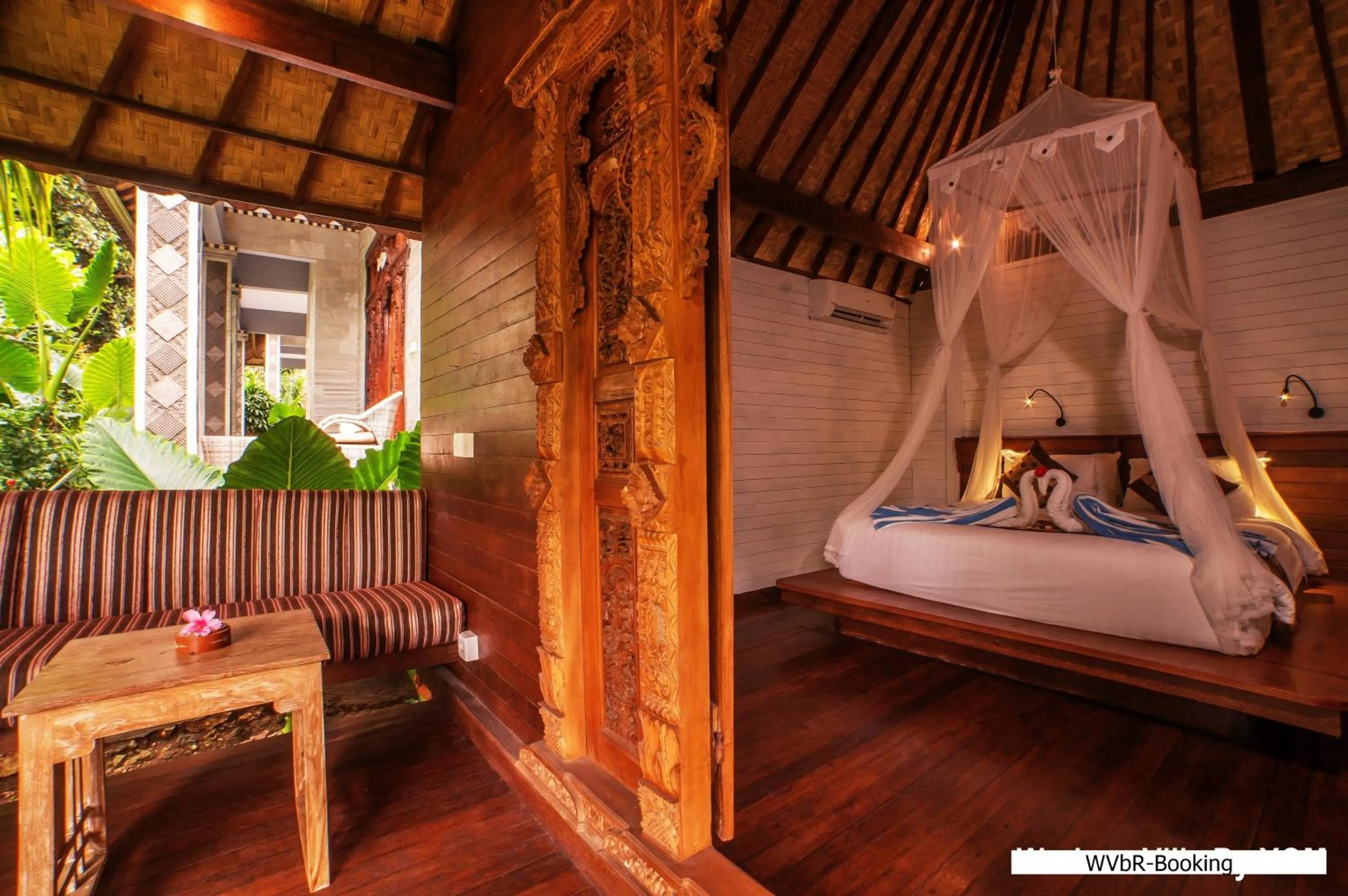 Patio, Bed in Warisan Villa By Reccoma