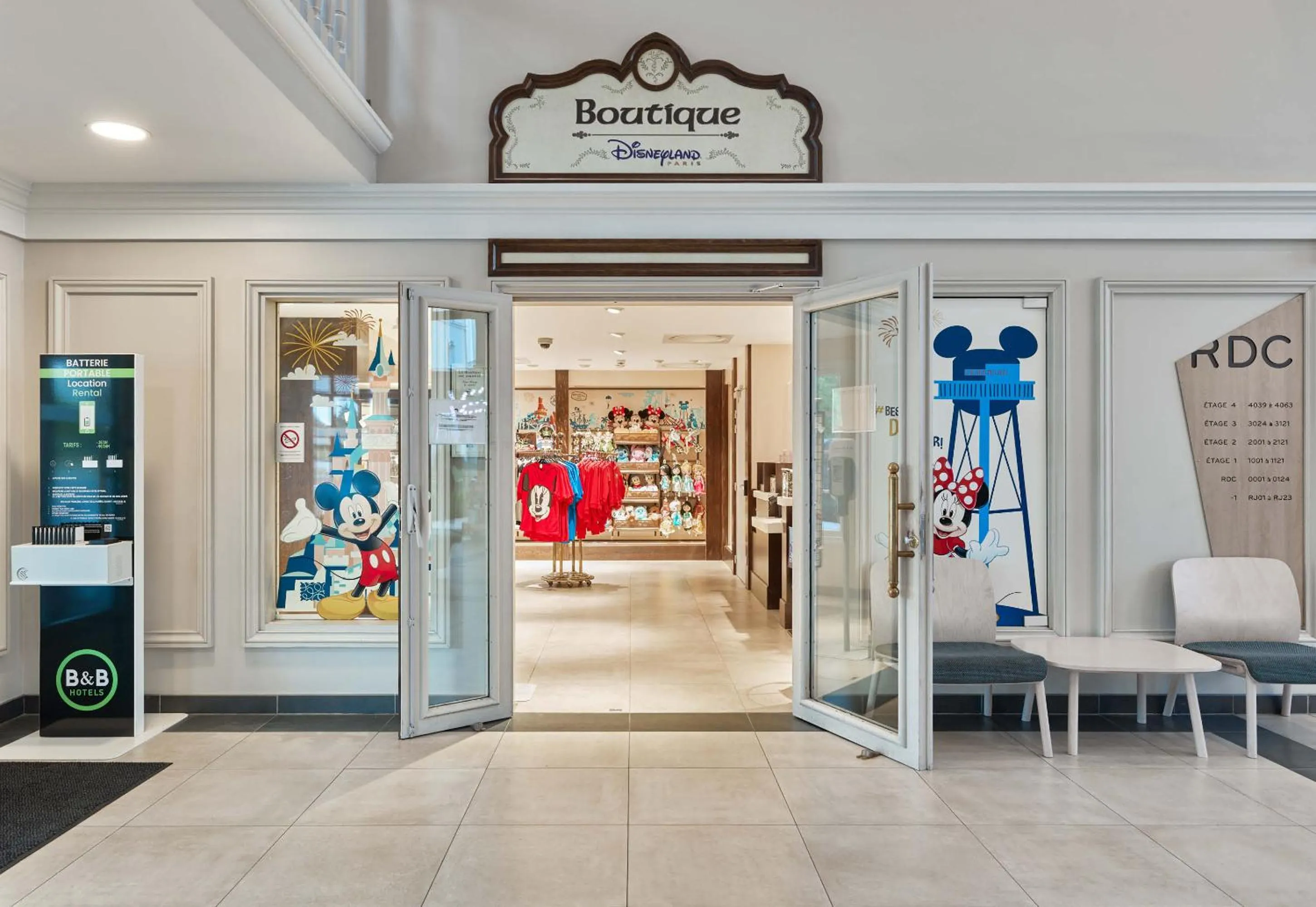 On-site shops in B&B HOTEL près de Disneyland Paris