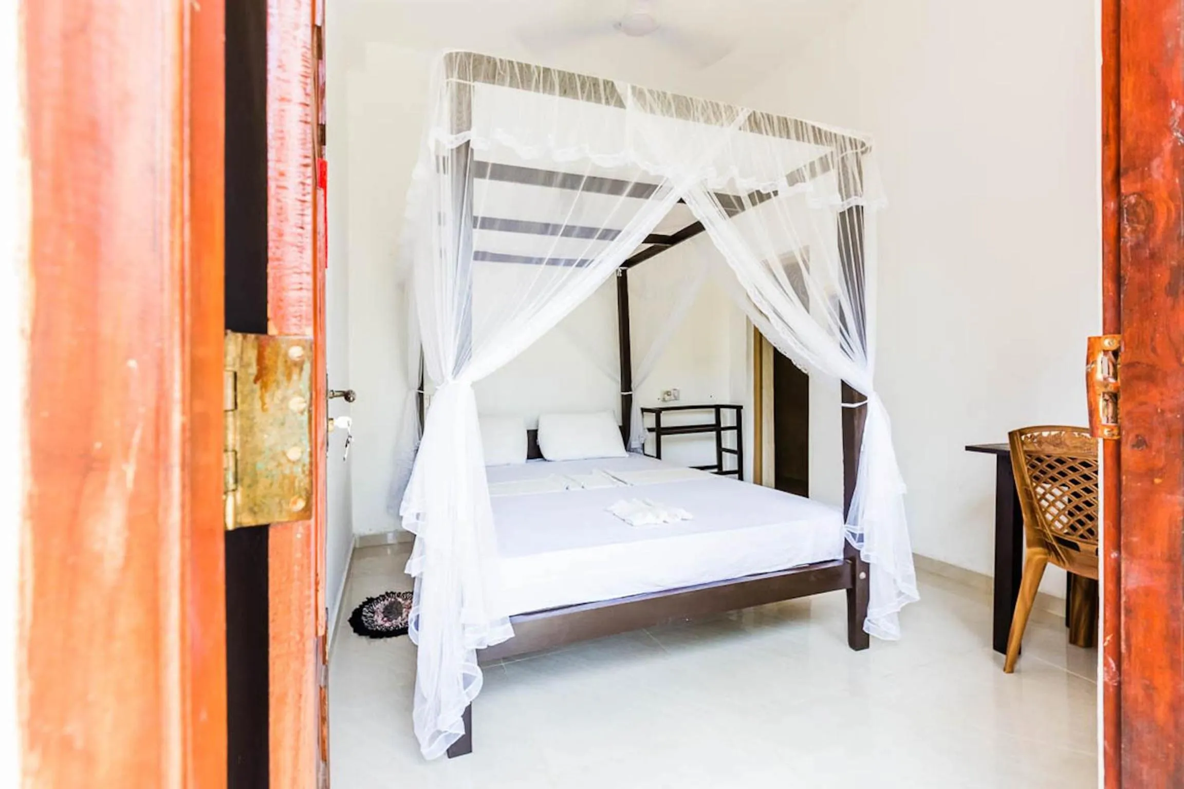 Bed in Cocoplant Surf Inn