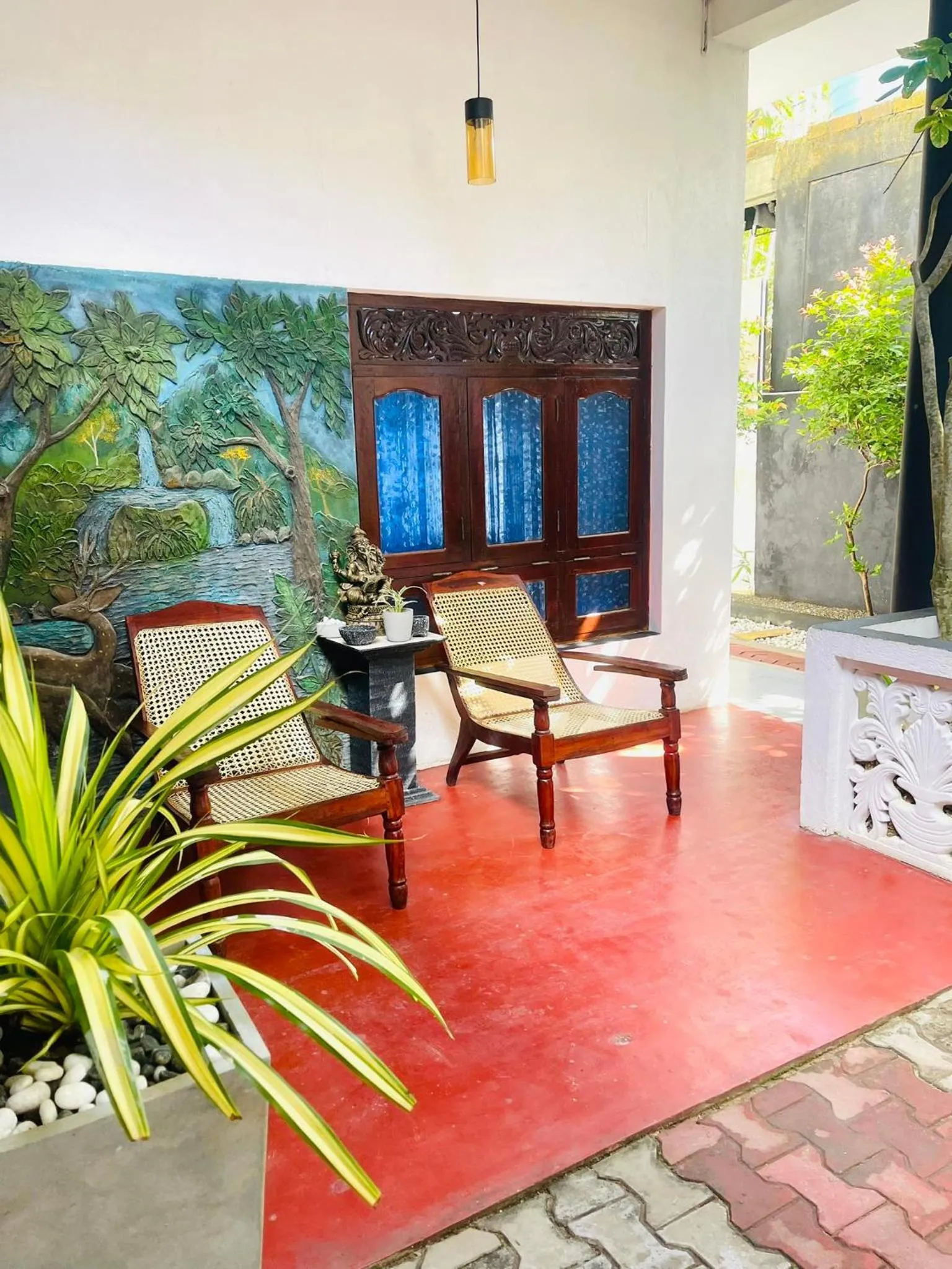 Patio in Cocoplant Surf Inn