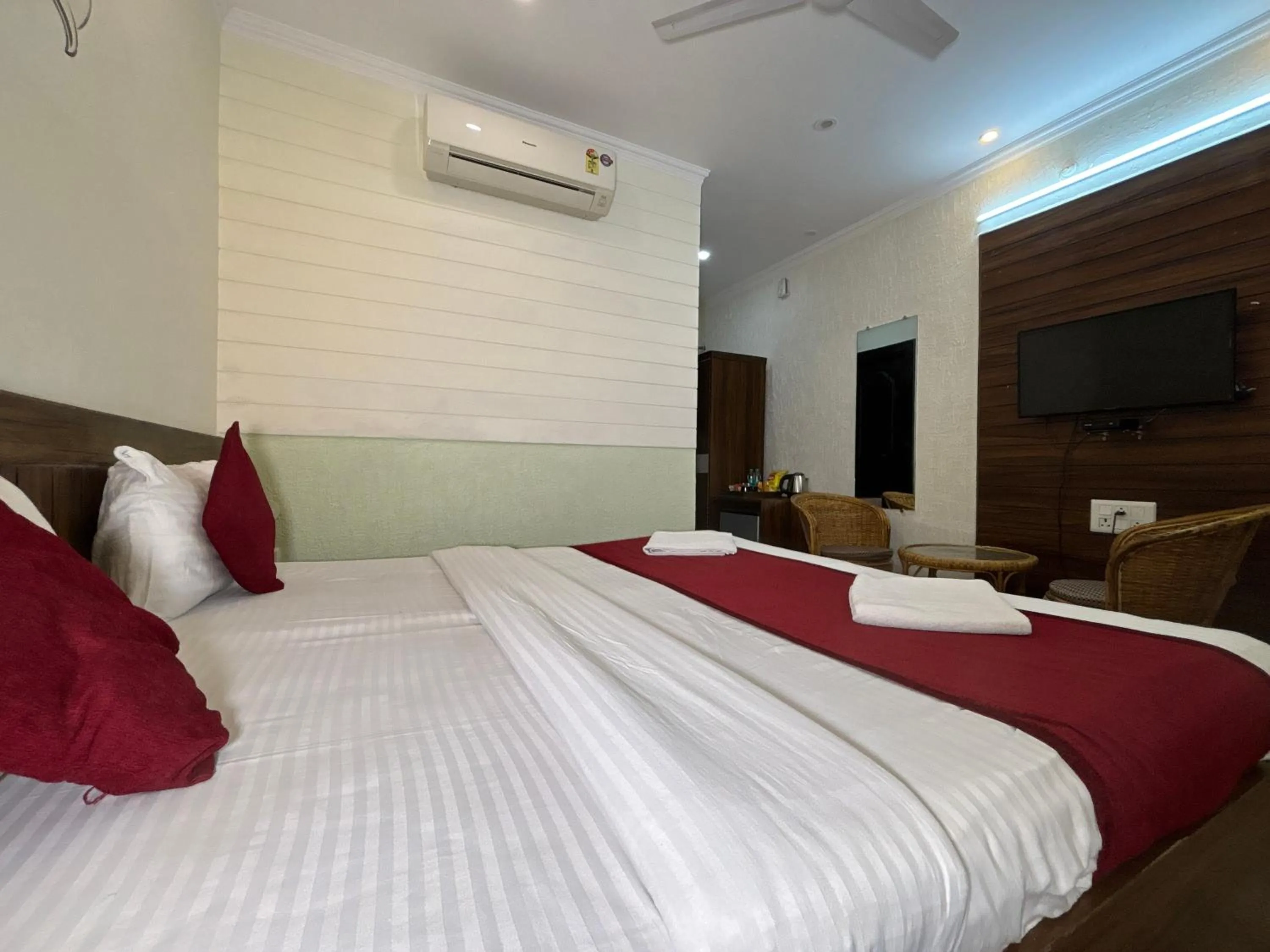 Bed in Vedas Tapovan