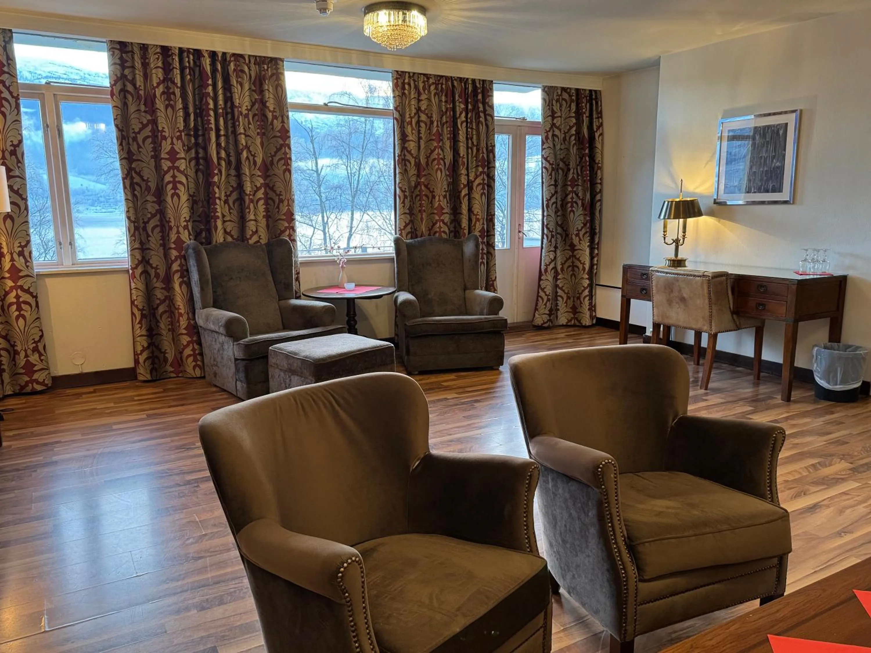 Living room in Park Hotel Vossevangen