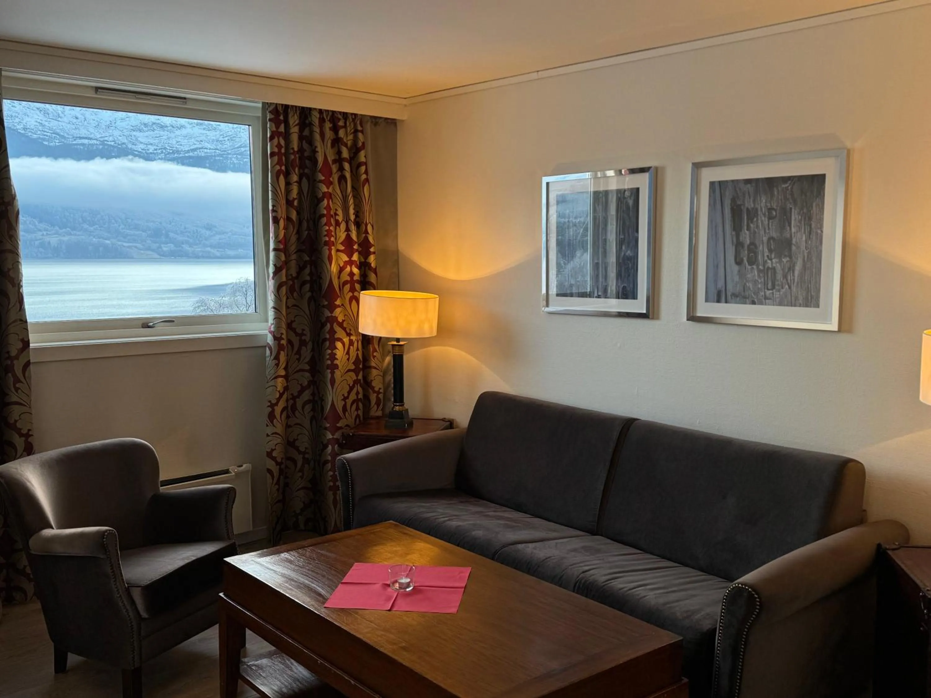 Seating area in Park Hotel Vossevangen