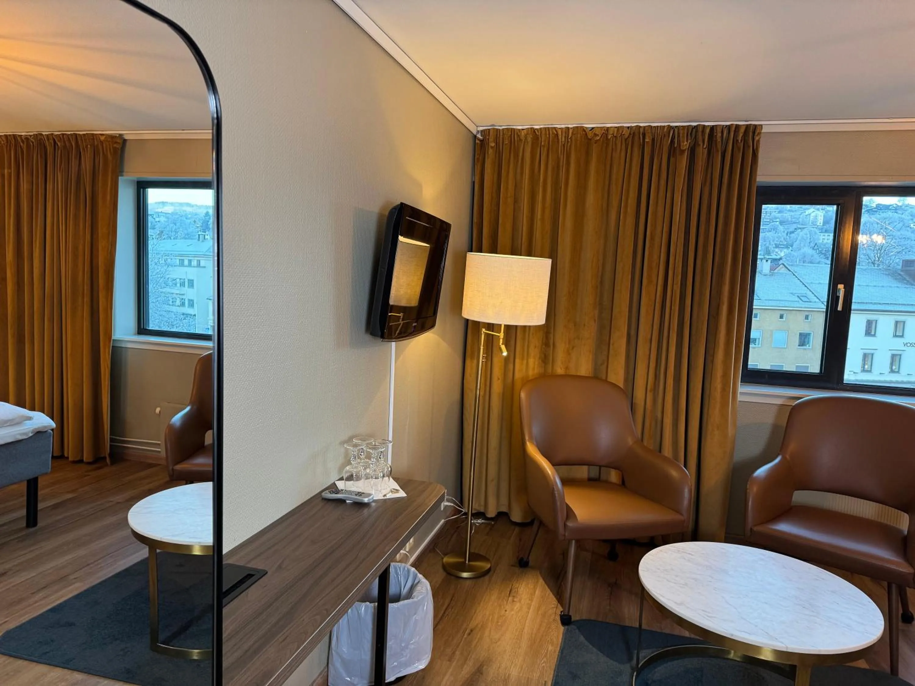 Bedroom, Bed in Park Hotel Vossevangen