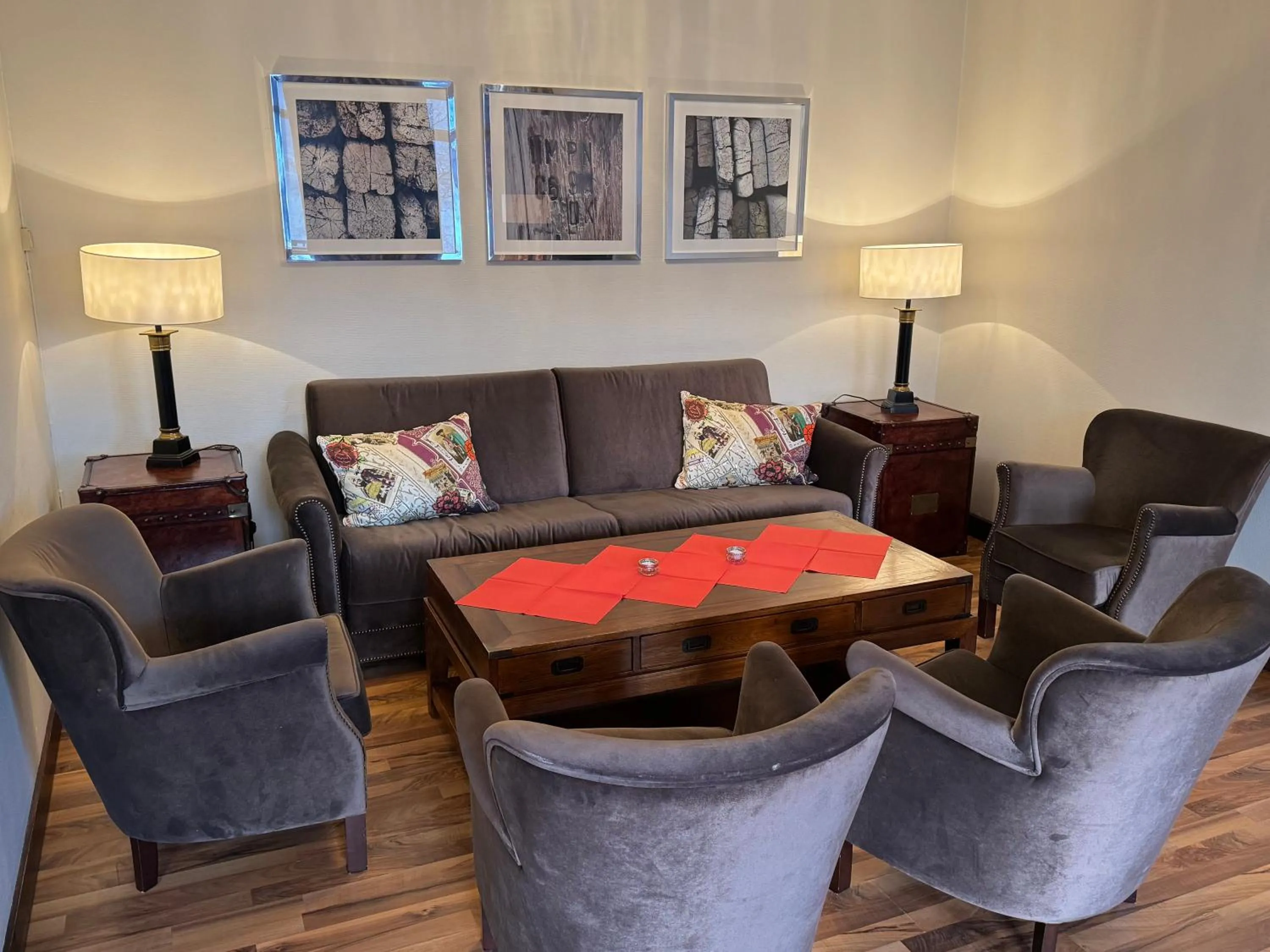 Living room in Park Hotel Vossevangen