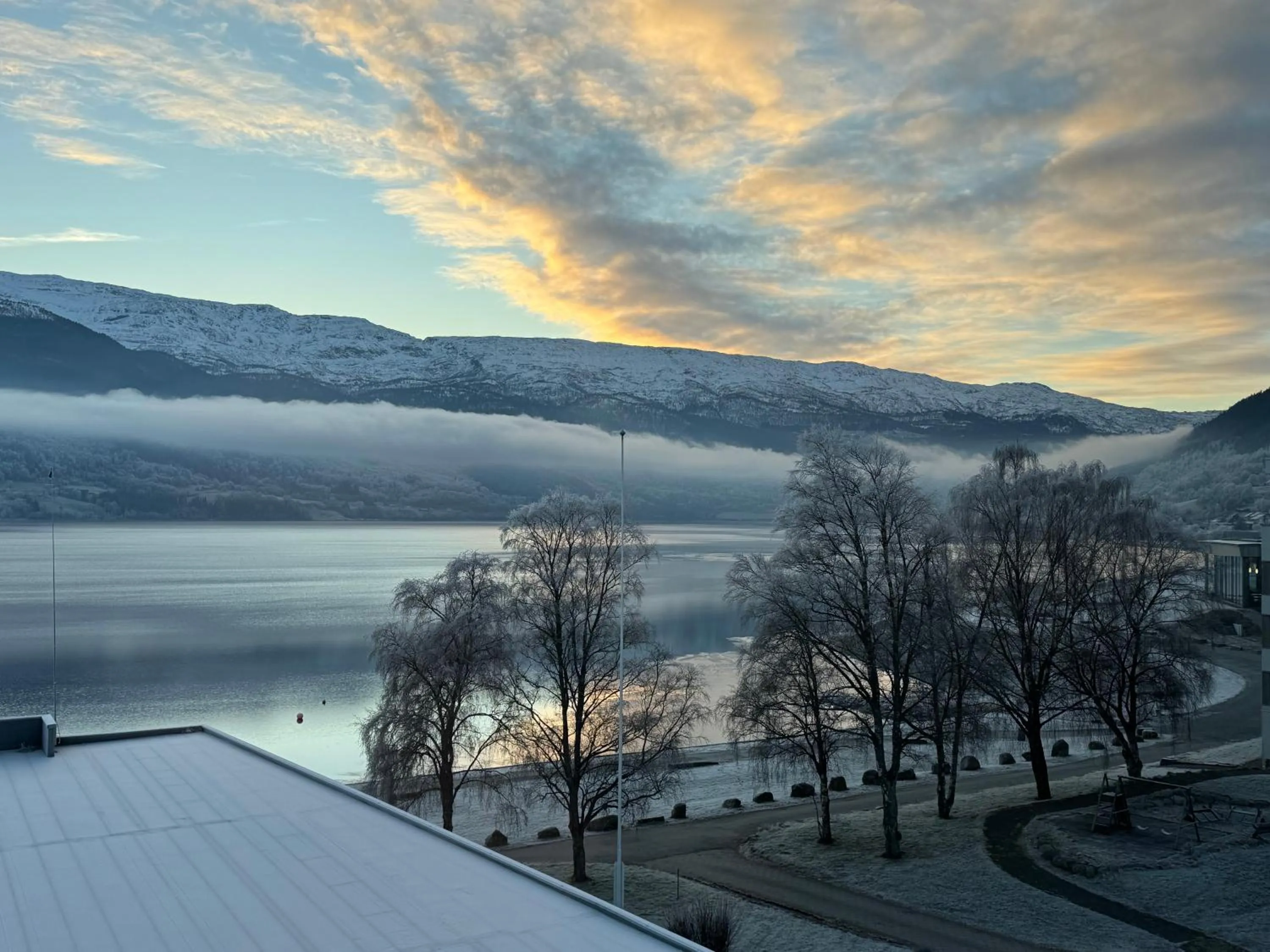 Lake view in Park Hotel Vossevangen