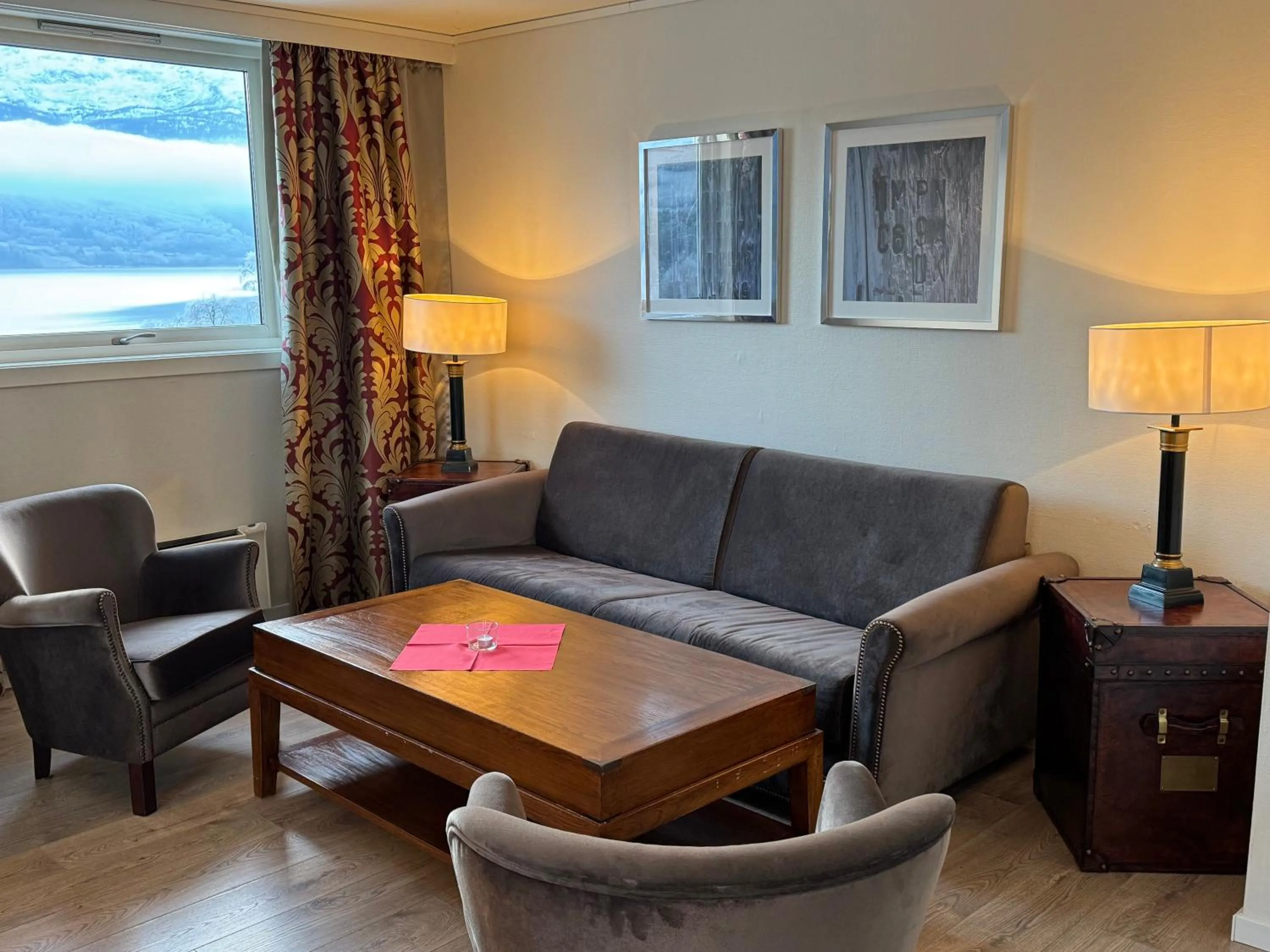 Seating area in Park Hotel Vossevangen