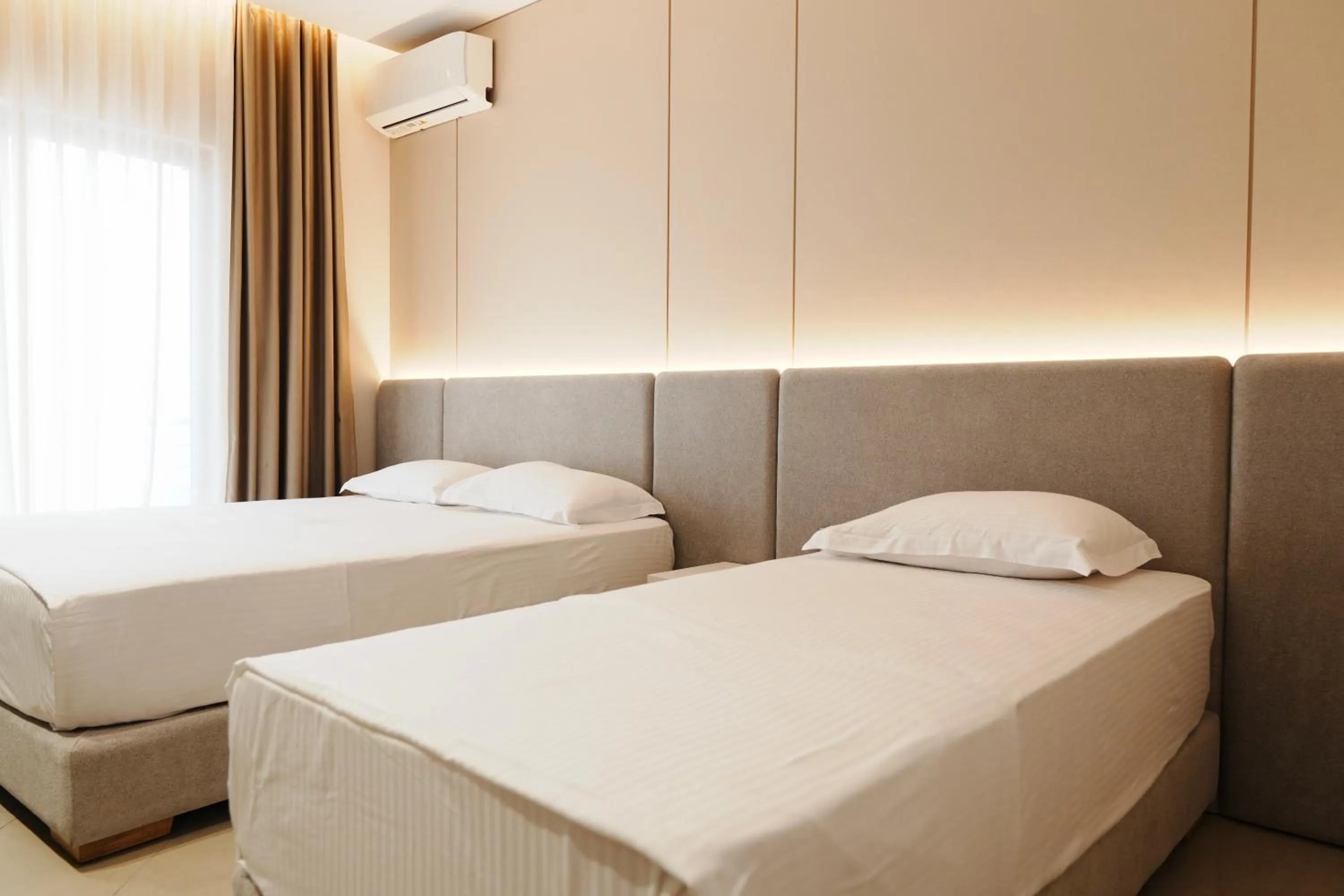 Bed in Hotel Mediterrane