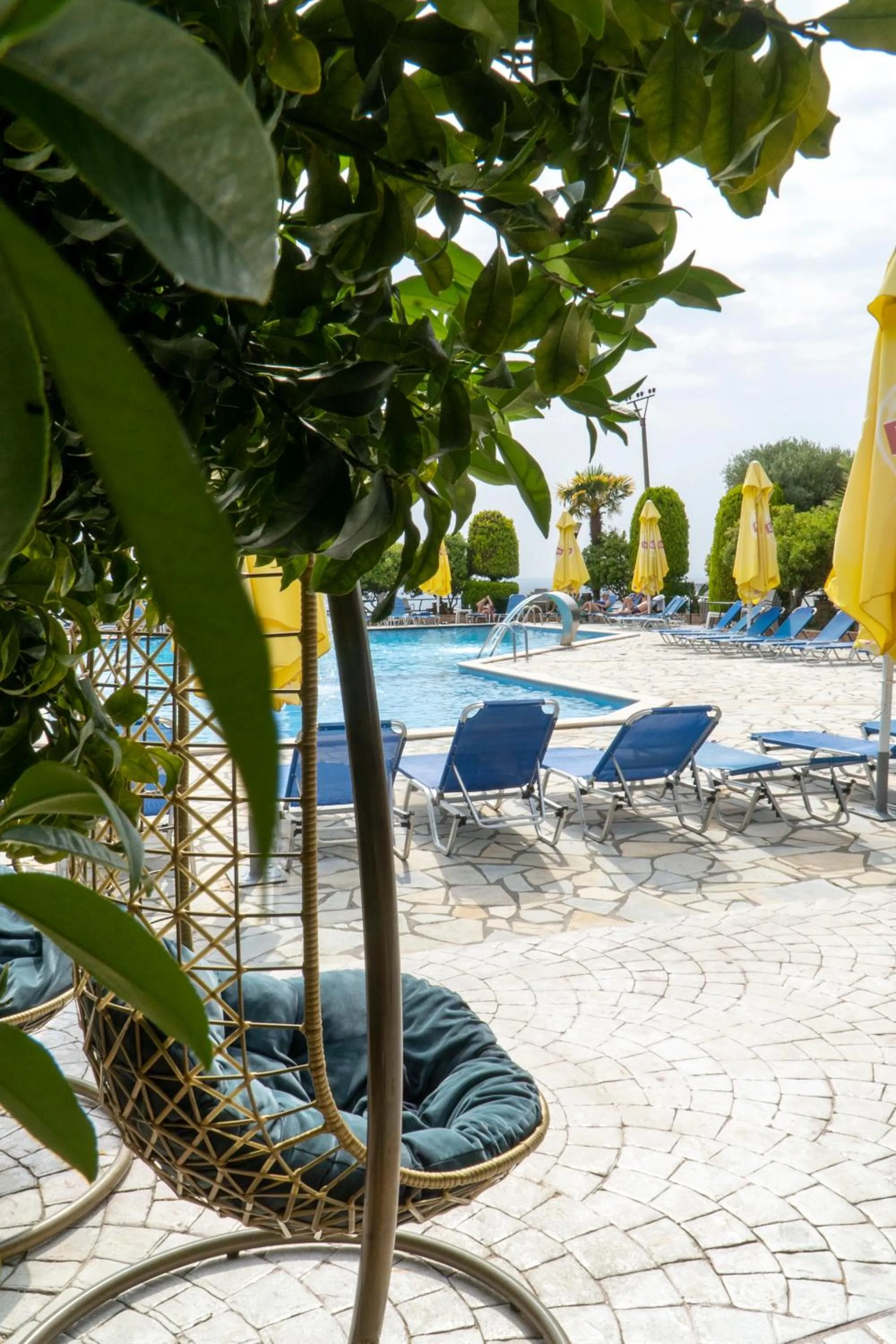Pool view in Hotel Mediterrane