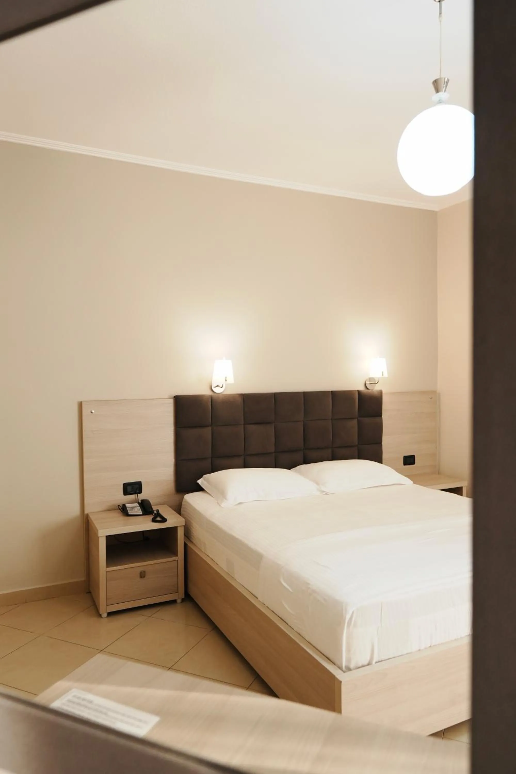 Bed in Hotel Mediterrane