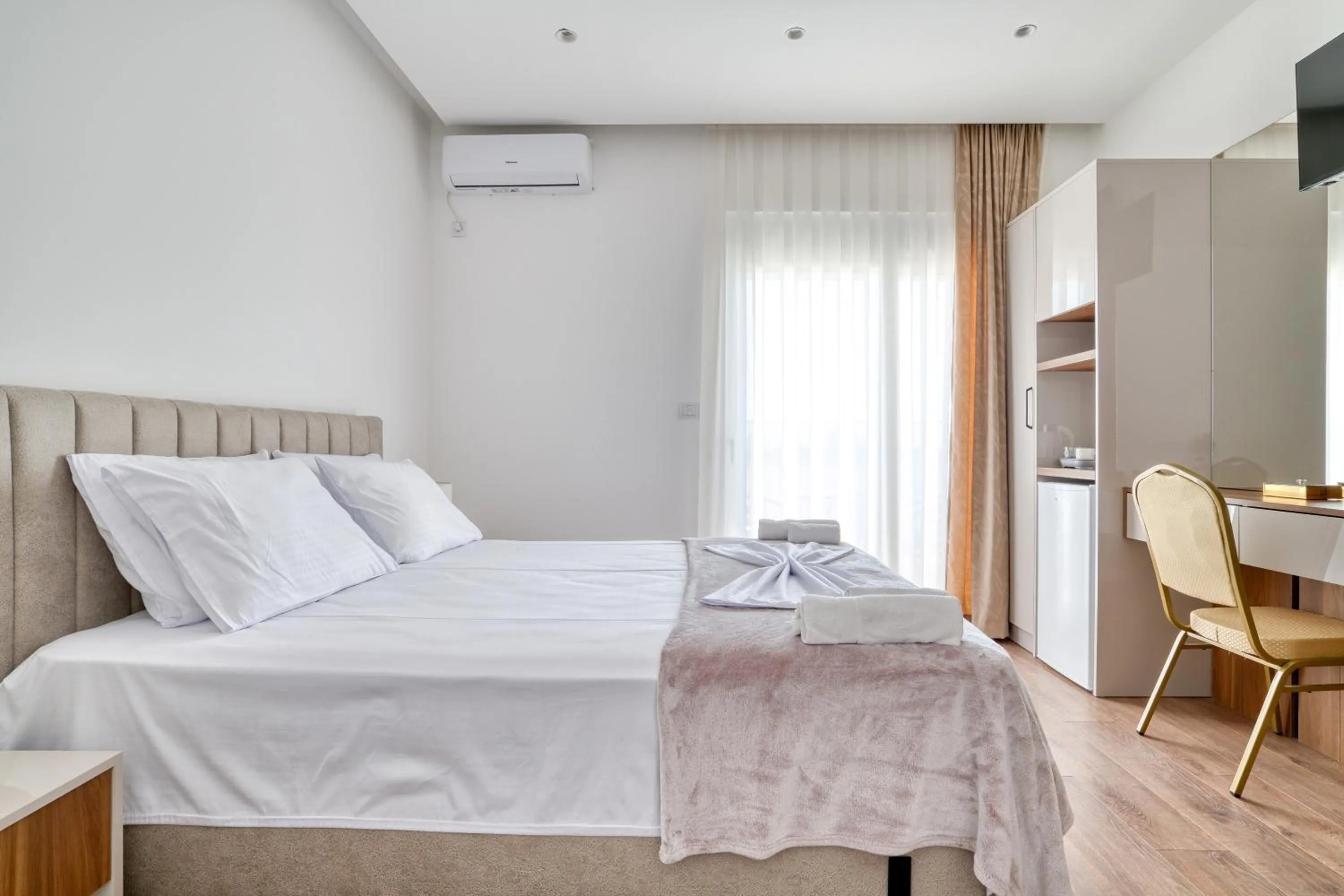 Bed in Aqua Lounge Aparthotel Ulcinj