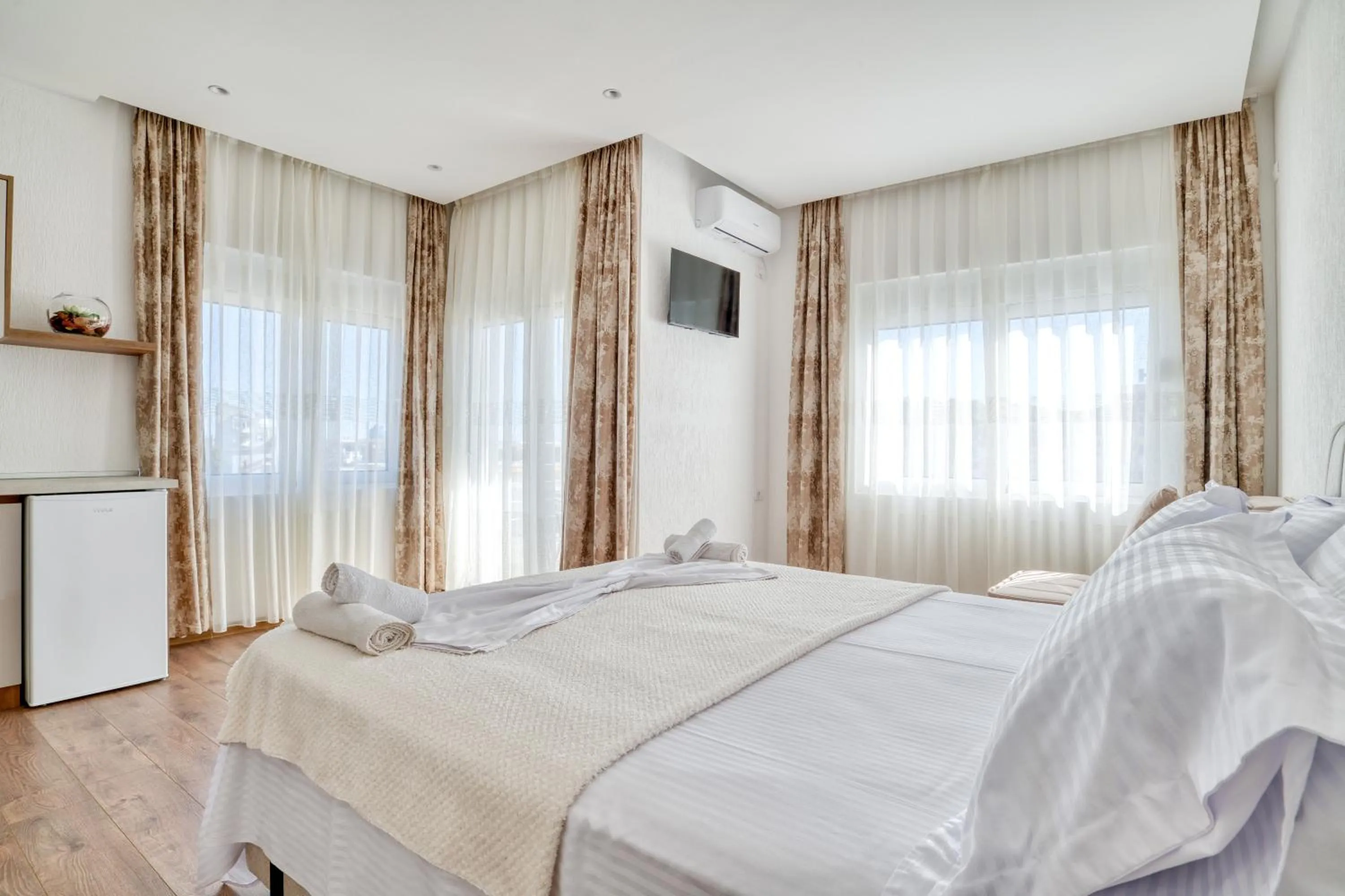 Bed in Aqua Lounge Aparthotel Ulcinj